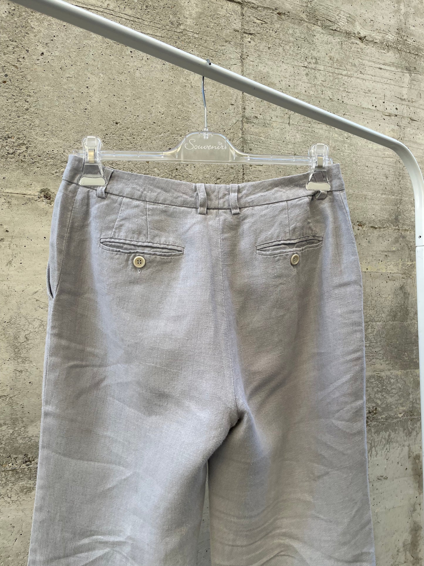 Pantalone Aspesi ghiaccio 100% lino - tg. 42