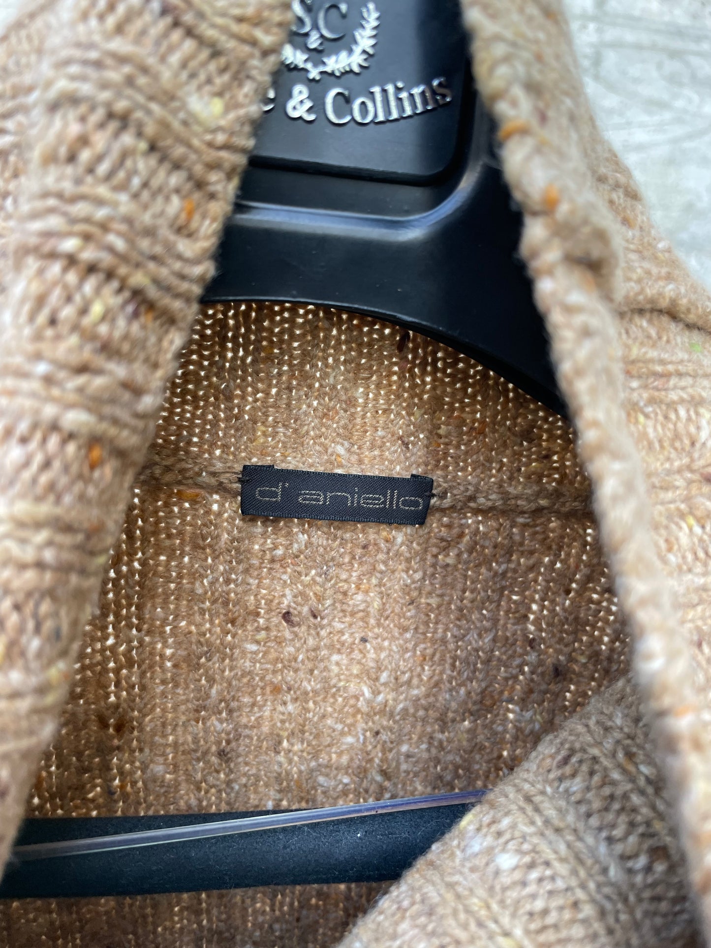 Dolcevita con toppe D'Aniello Boutique 70% lana merinos 30% cashmere