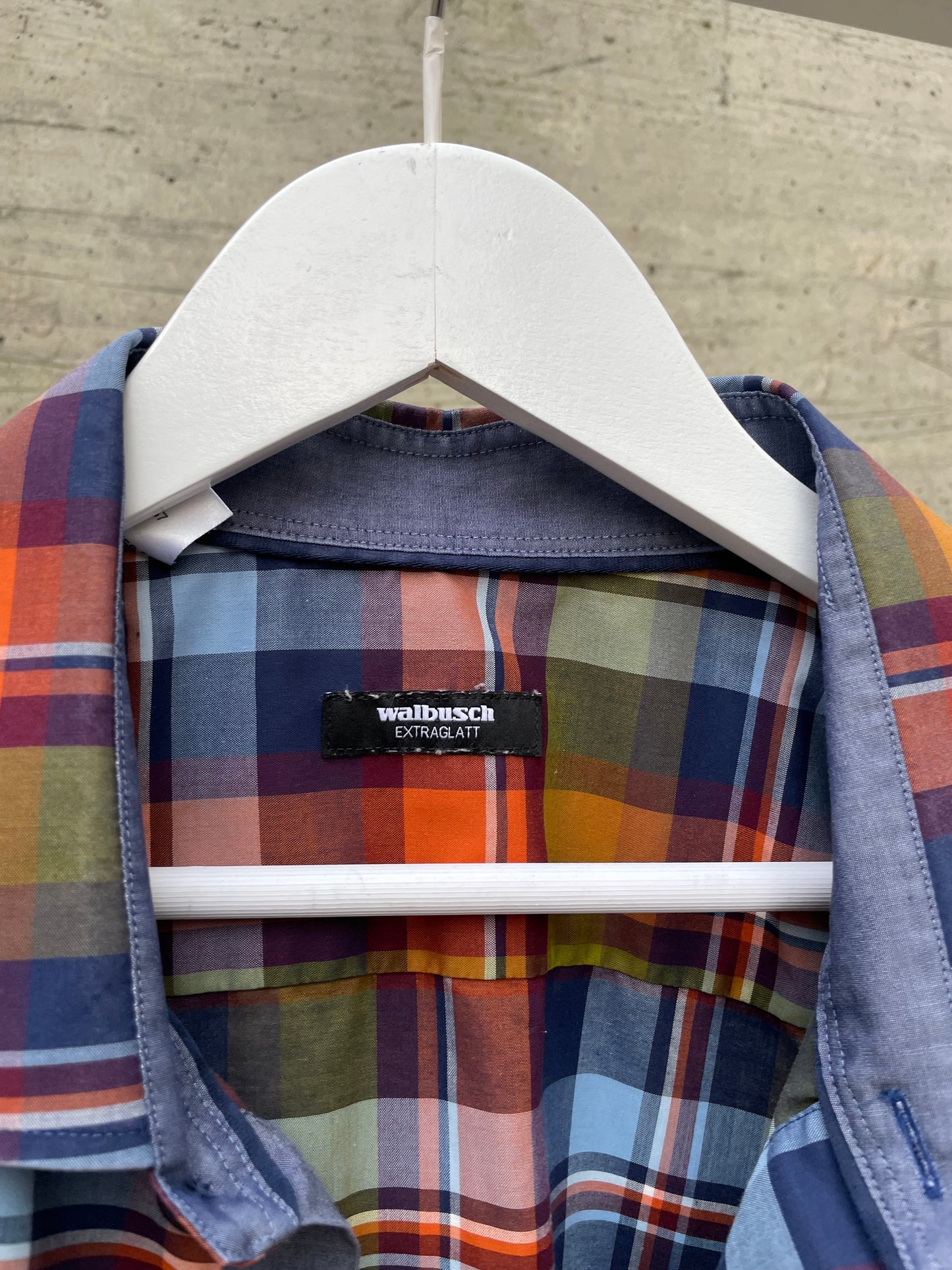 Camicia oversize tartan 100% cotone - taglia L uomo