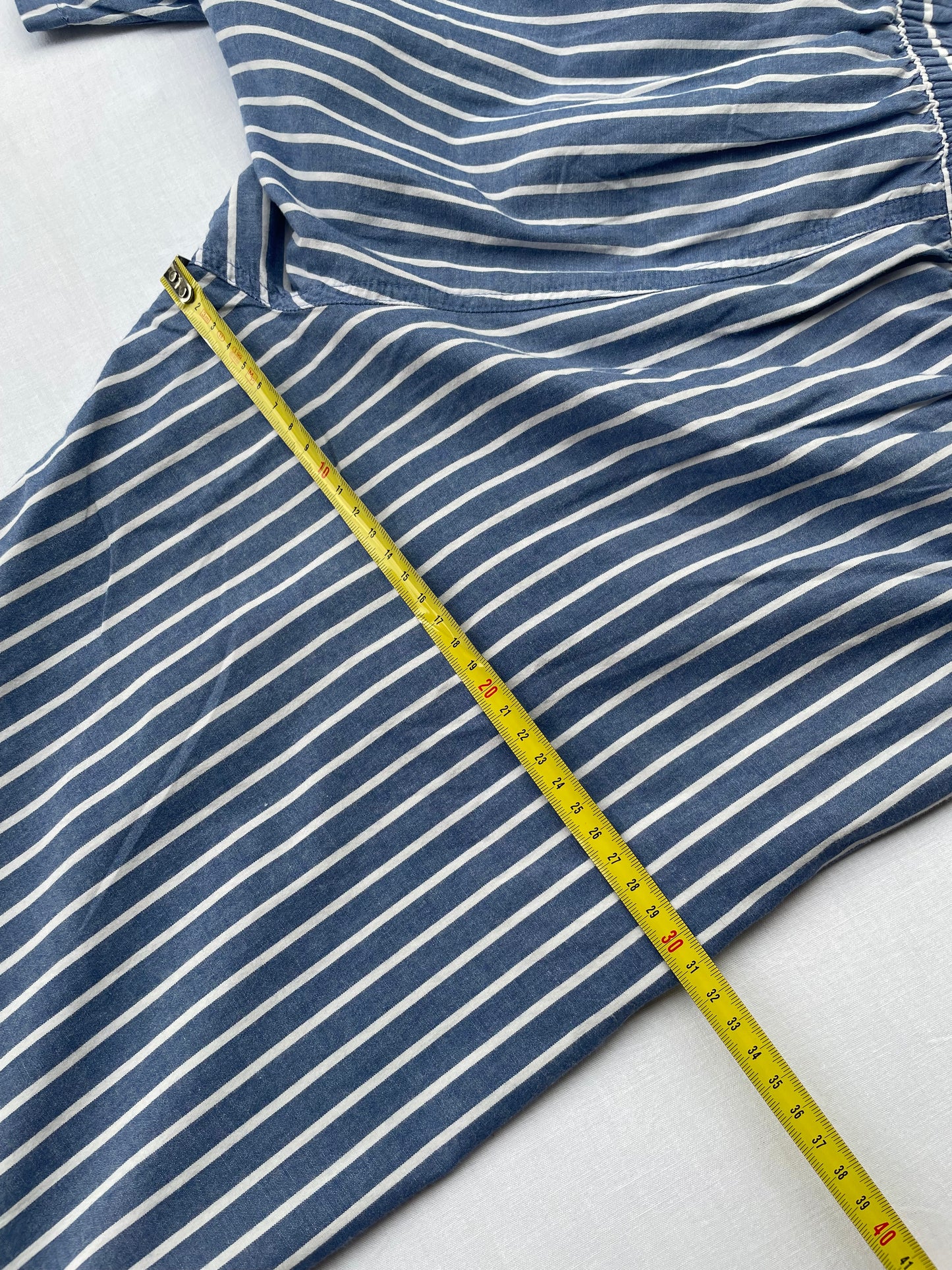 Bermuda boxer vichy azzurro e bianco 100% cotone - taglia S