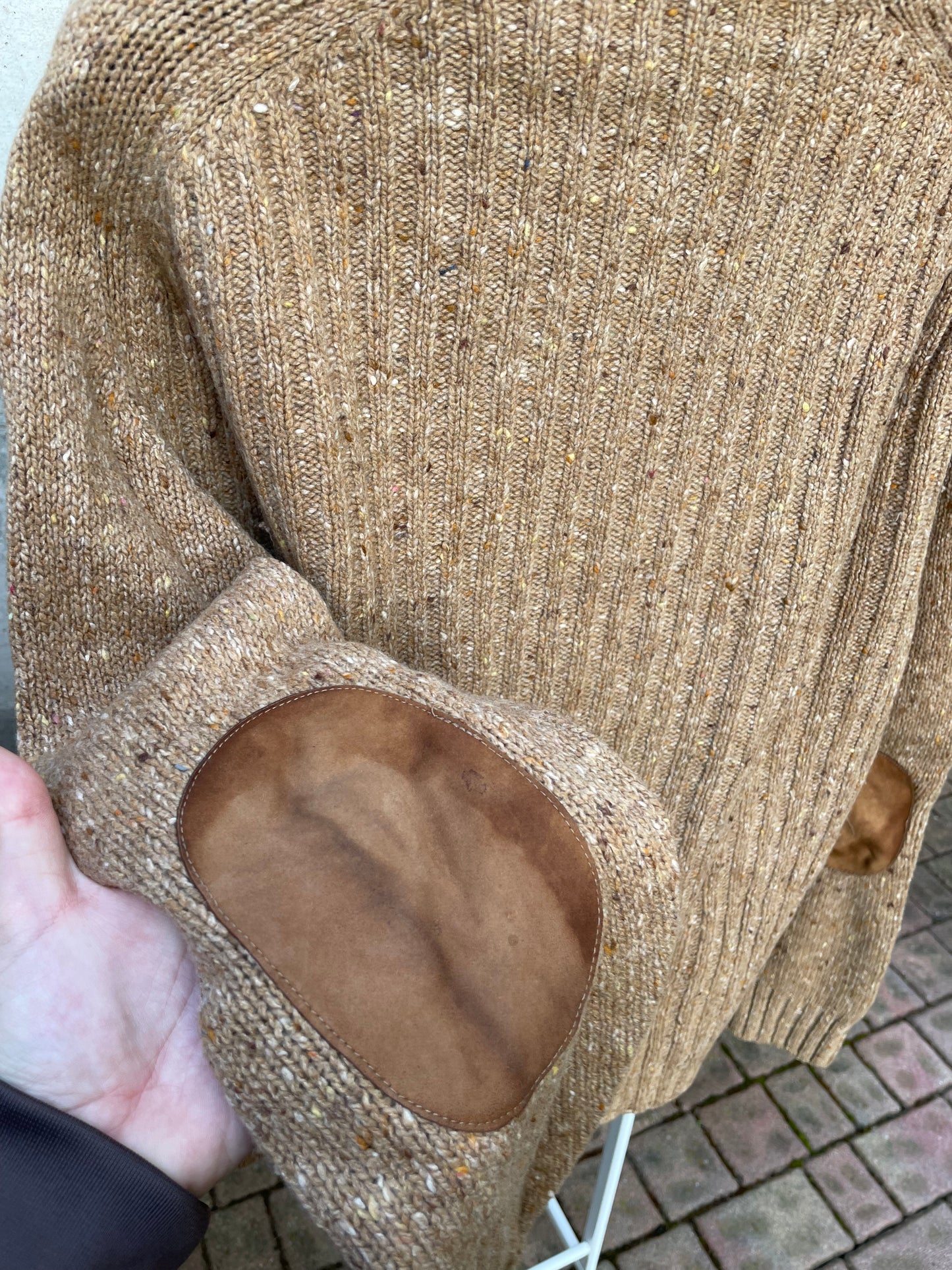 Dolcevita con toppe D'Aniello Boutique 70% lana merinos 30% cashmere