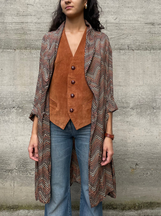 Vestaglia Pierre Cardin in crepe di seta - taglia unica