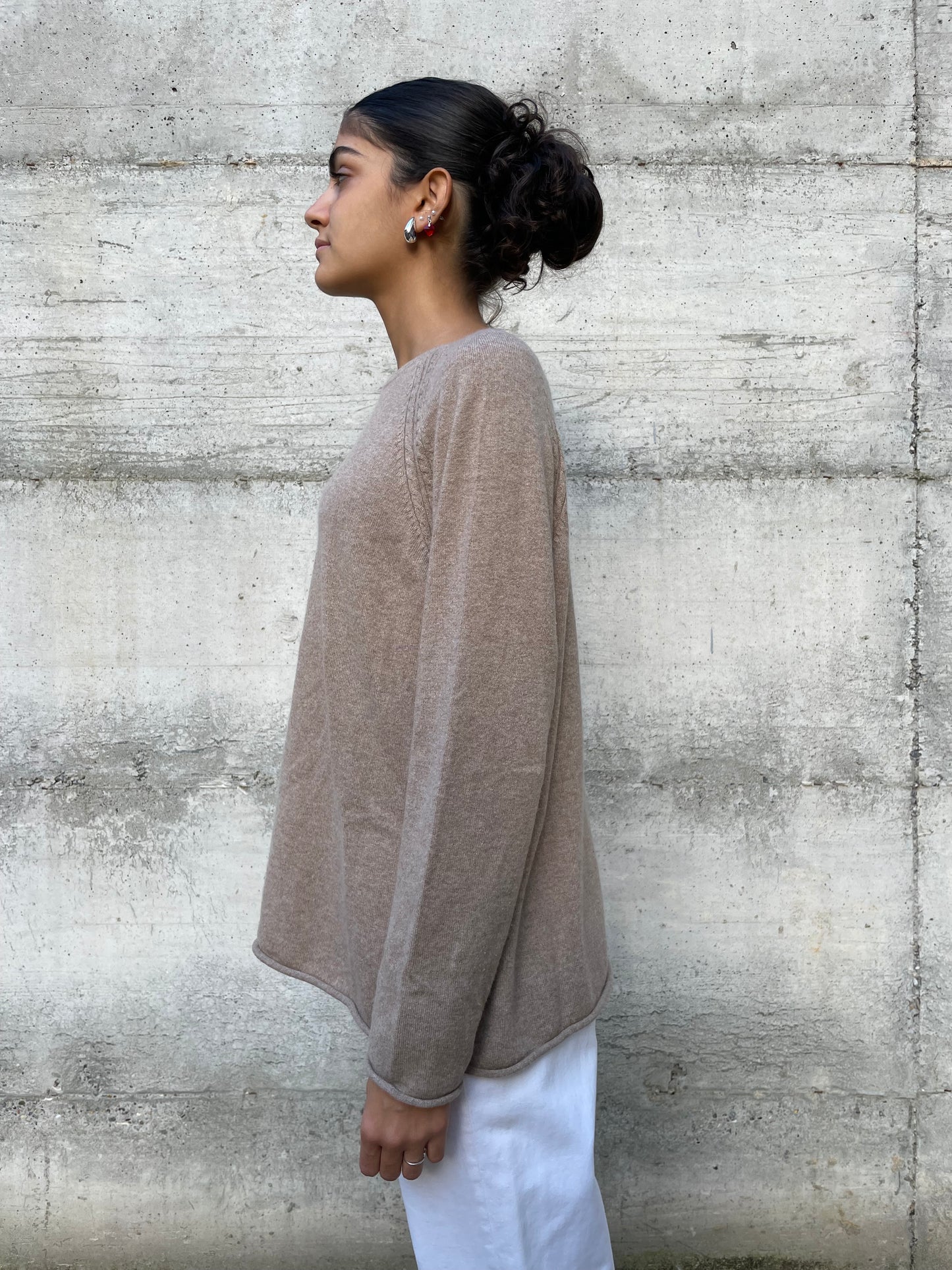 Maglione ampio Egon Fustemberg 100% cashmere - taglia L