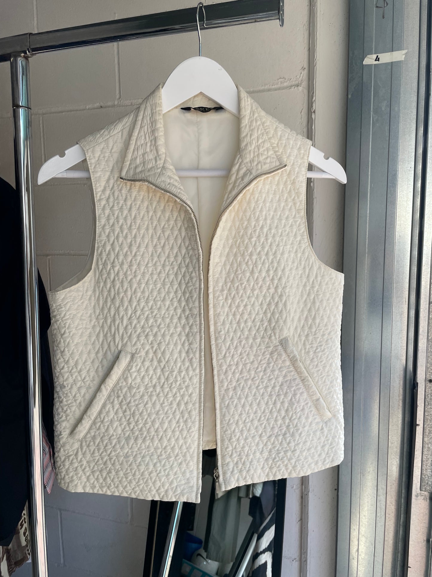 Smanicato trapuntato Eskey bianco - S