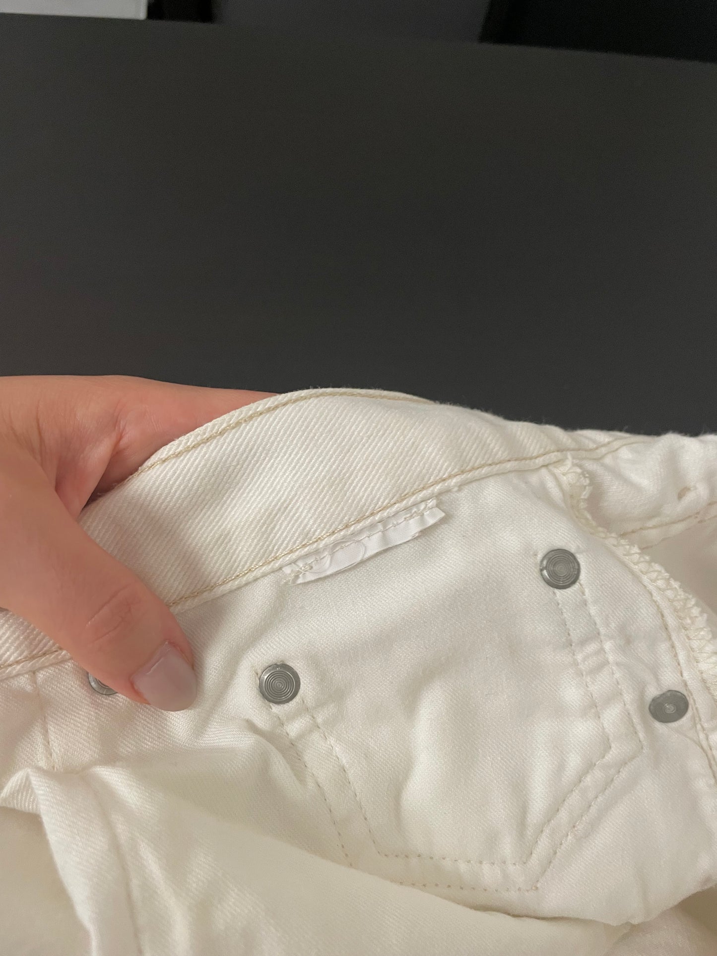 Jeans baggy bianco Polo Ralph Lauren 100% cotone