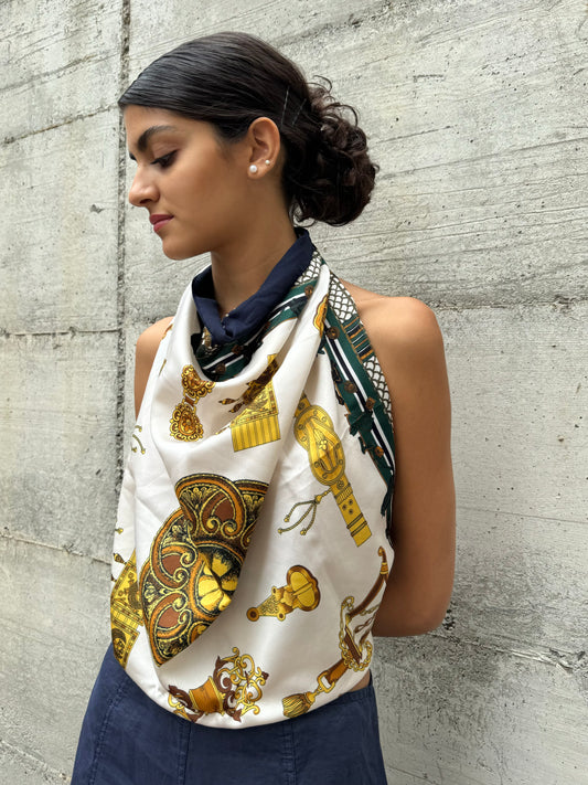 Foulard vintage fantasia