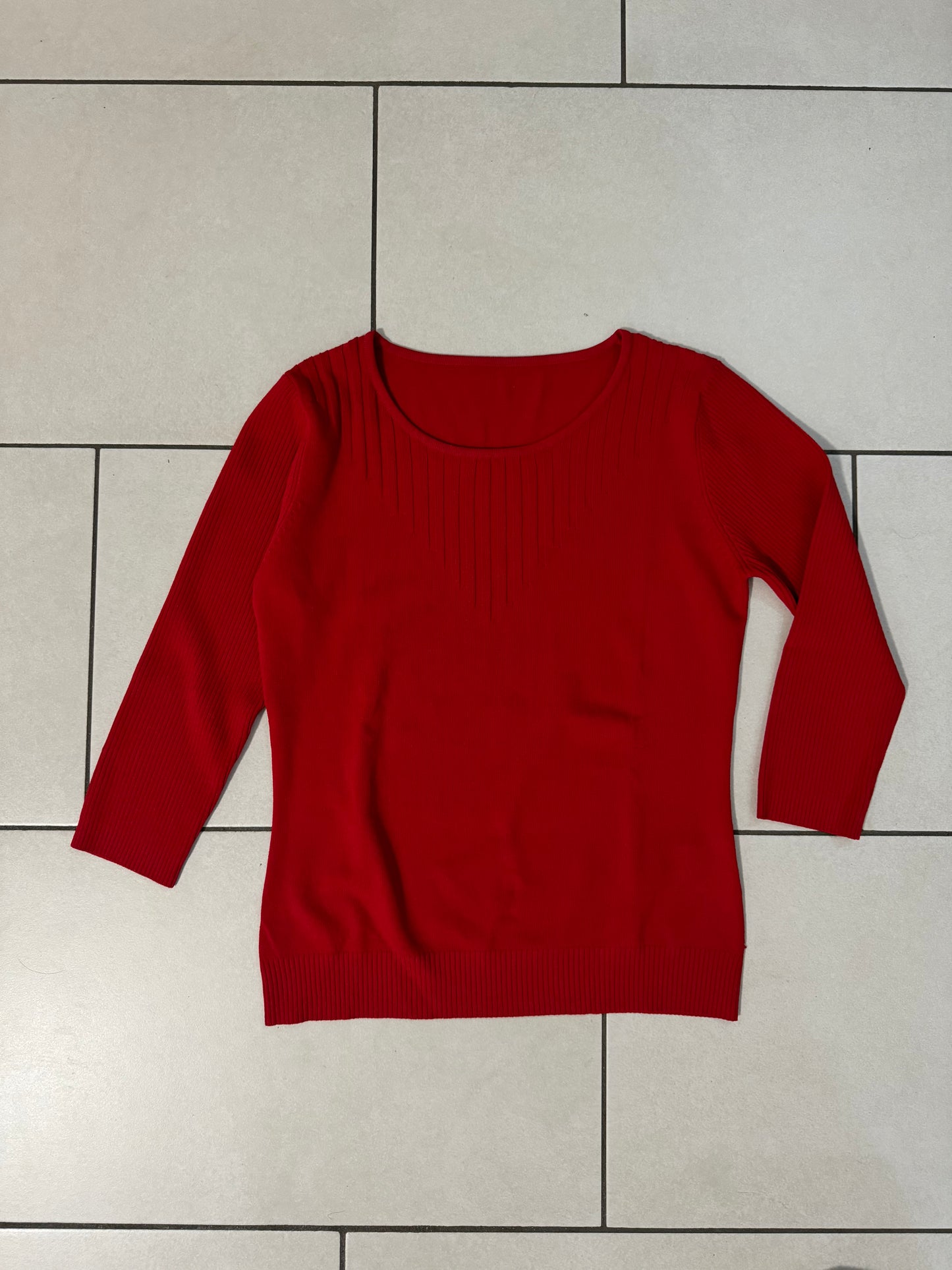 Maglioncino girocollo stretch in viscosa