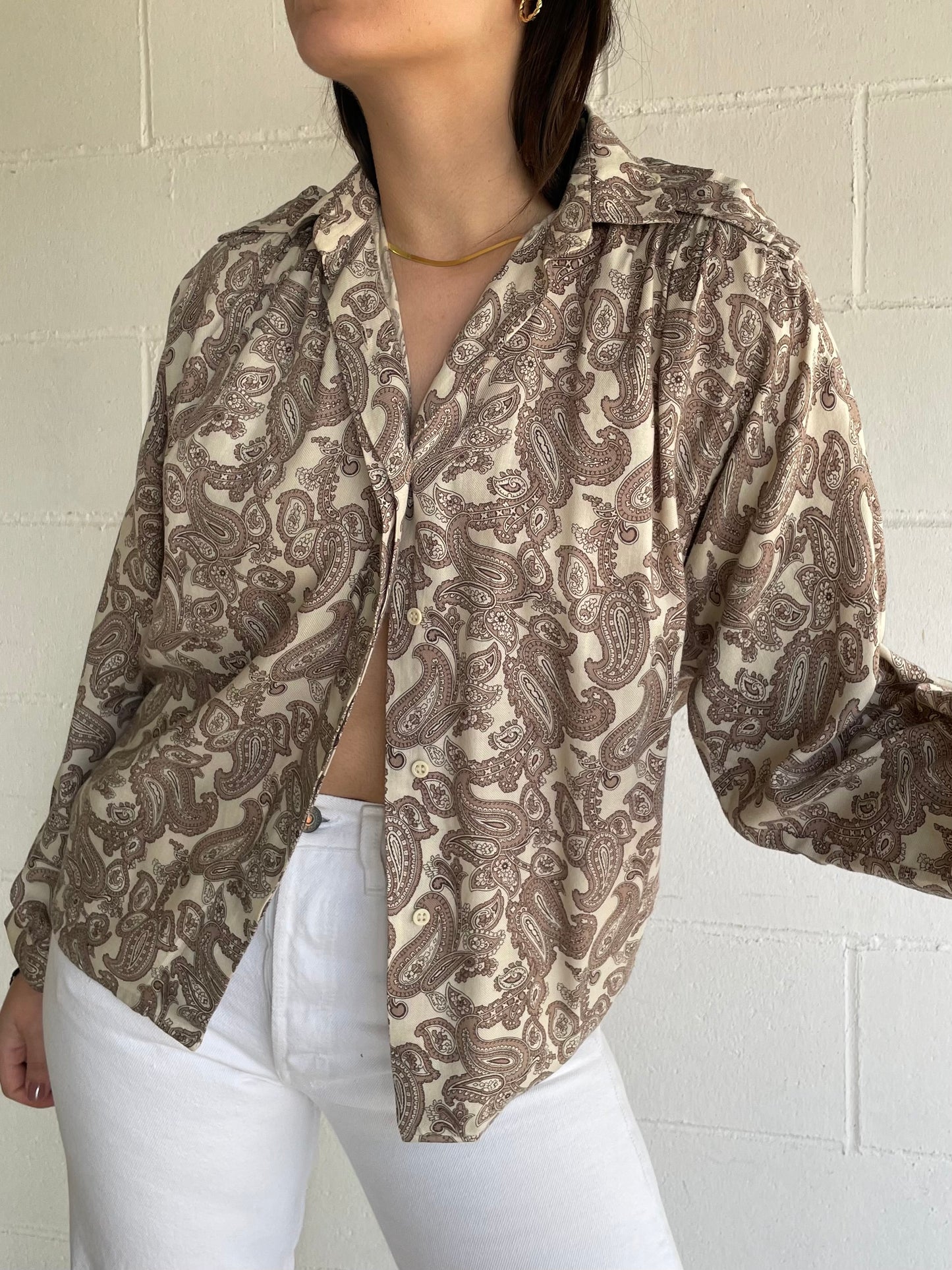 Camicia Paisley 100% cotone