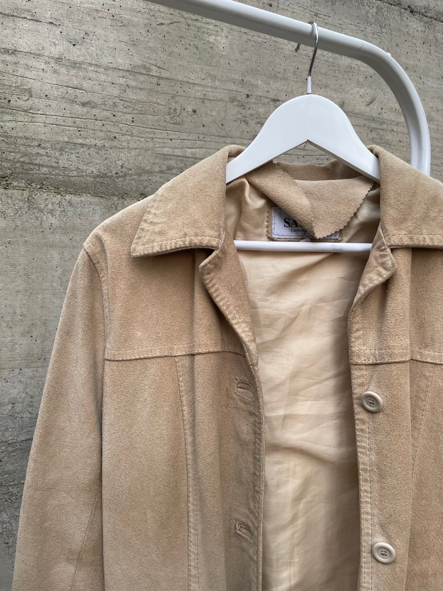 Blazer suede sabbia - taglia S/M