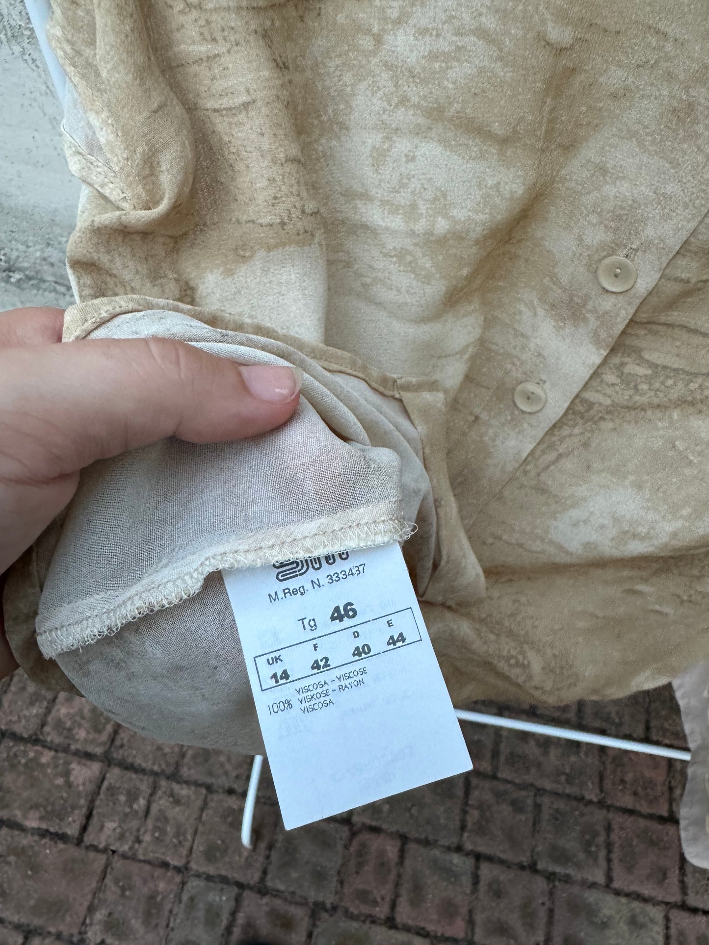 Camicetta sartoriale in crepe di viscosa - *completo