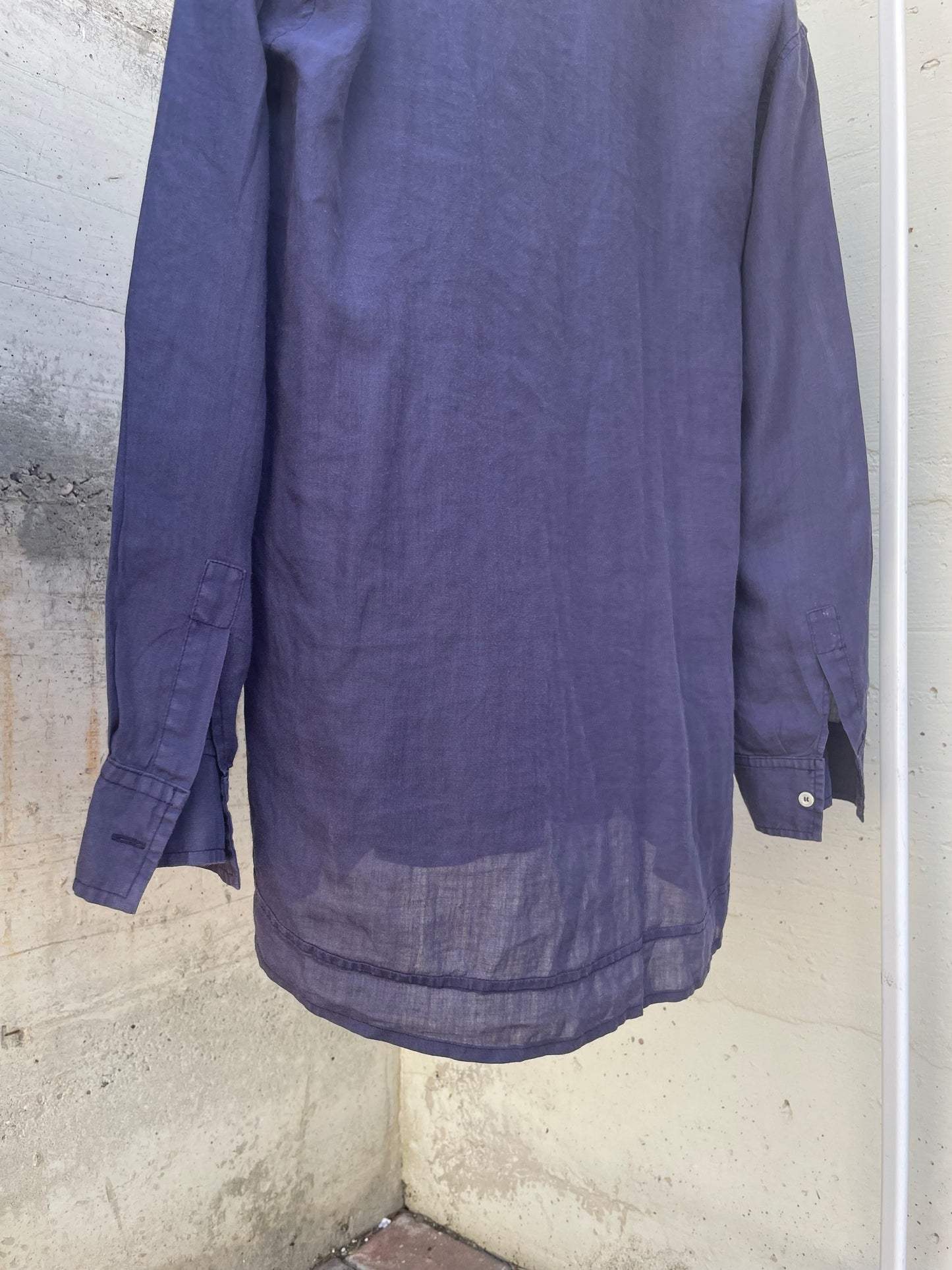 Camicia blu notte 100% bamboo - taglia M