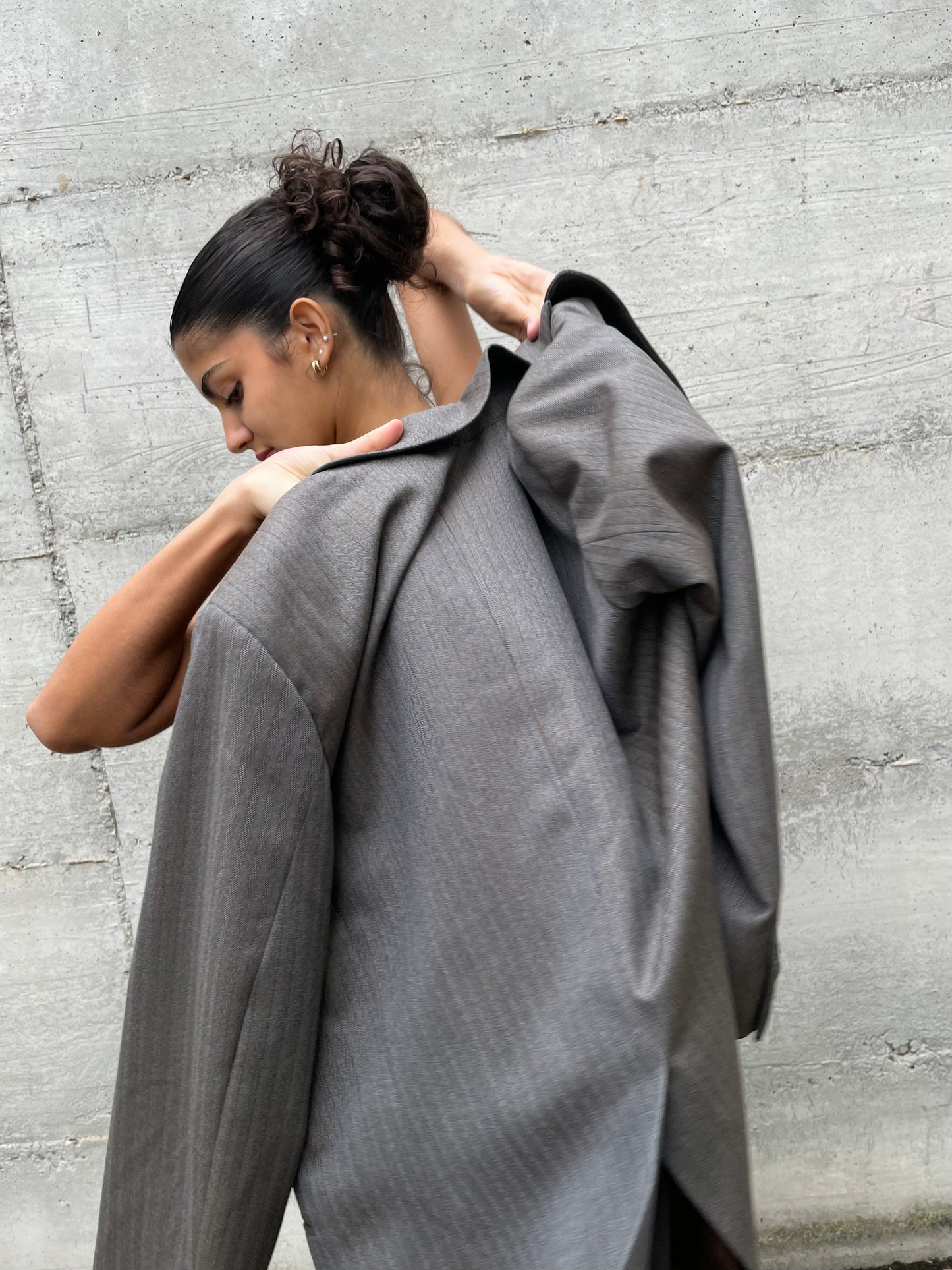 Blazer sartoriale monopetto pura lana vergine - taglia 48it uomo