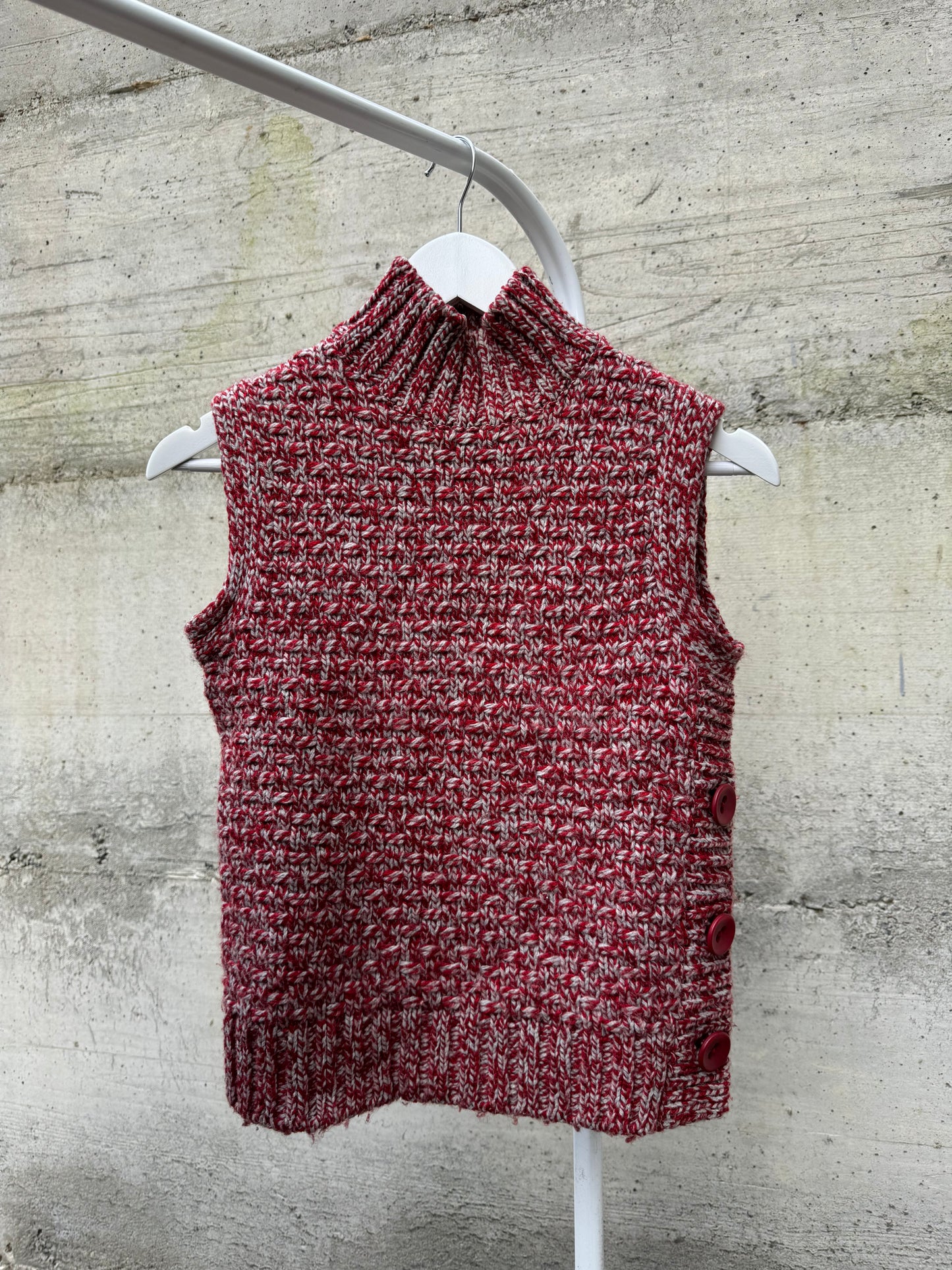 Gilet Max&Co a collo alto con bottoni laterali, in misto lana