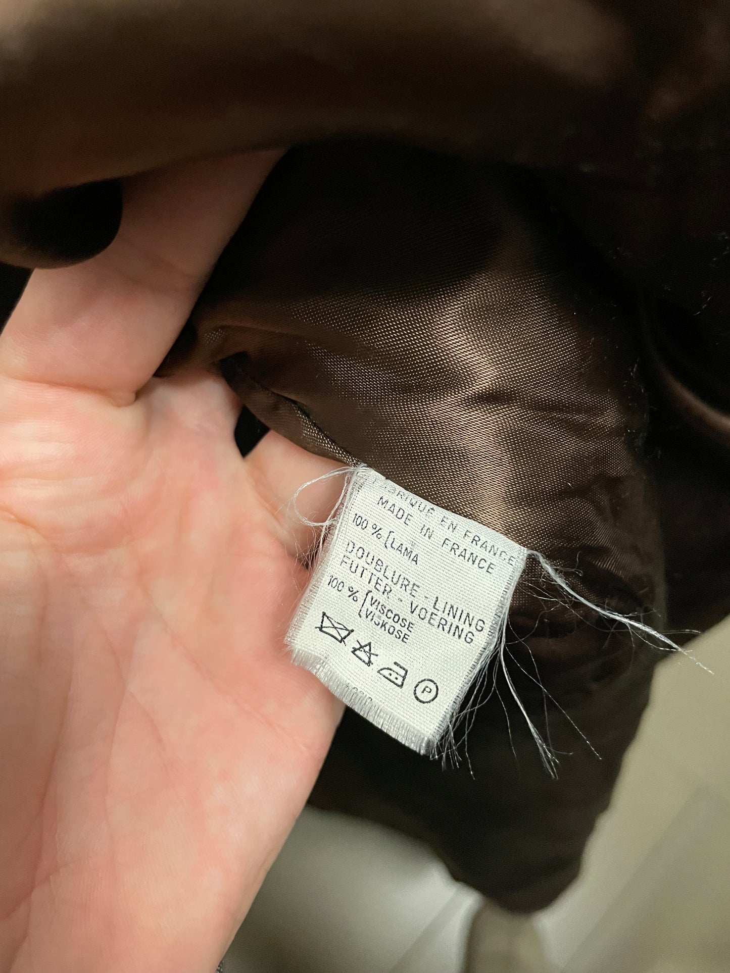 Cappotto lungo sartoriale 100% lana di lama