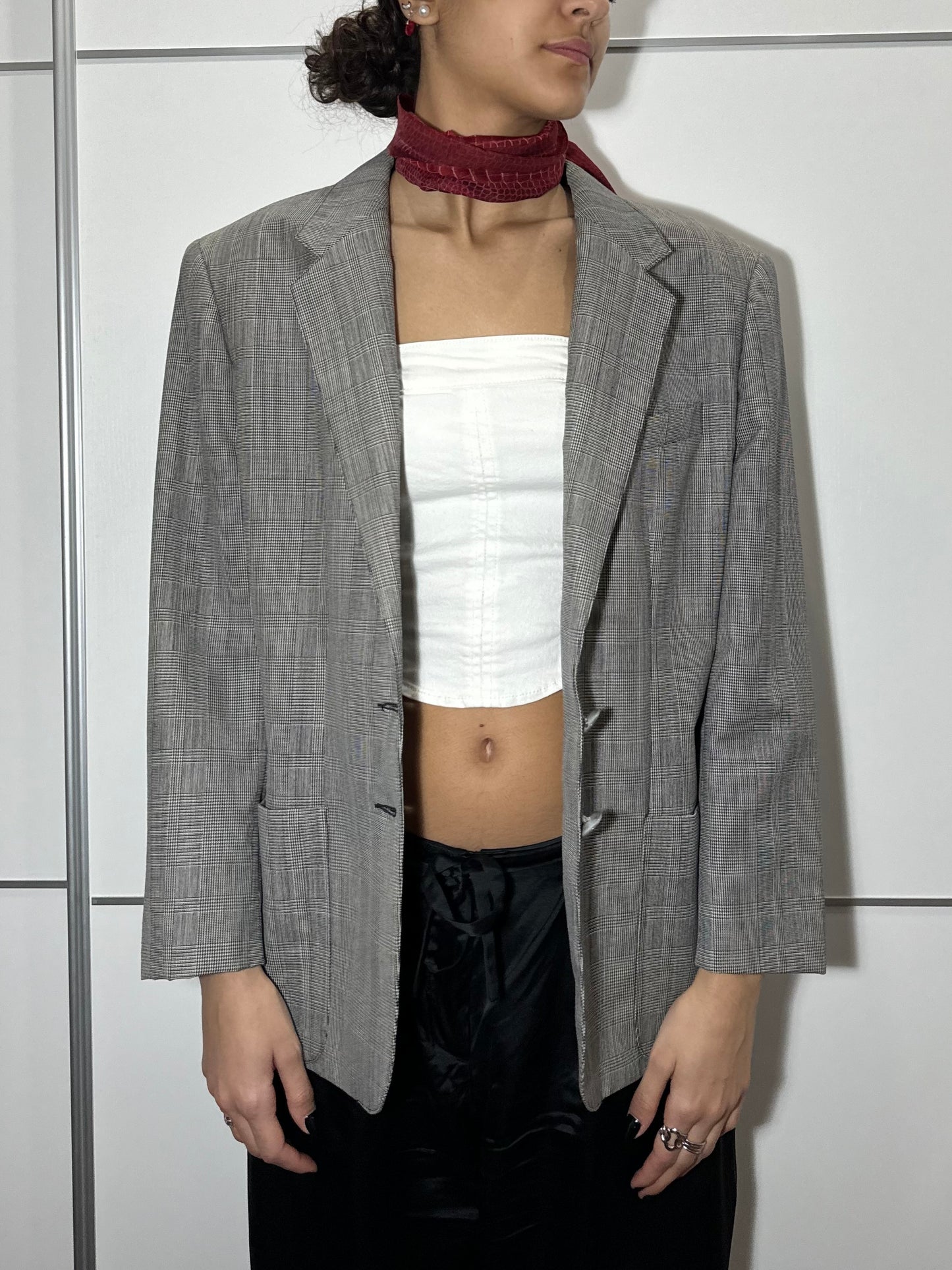 Blazer donna sartoriale in pura lana vergine