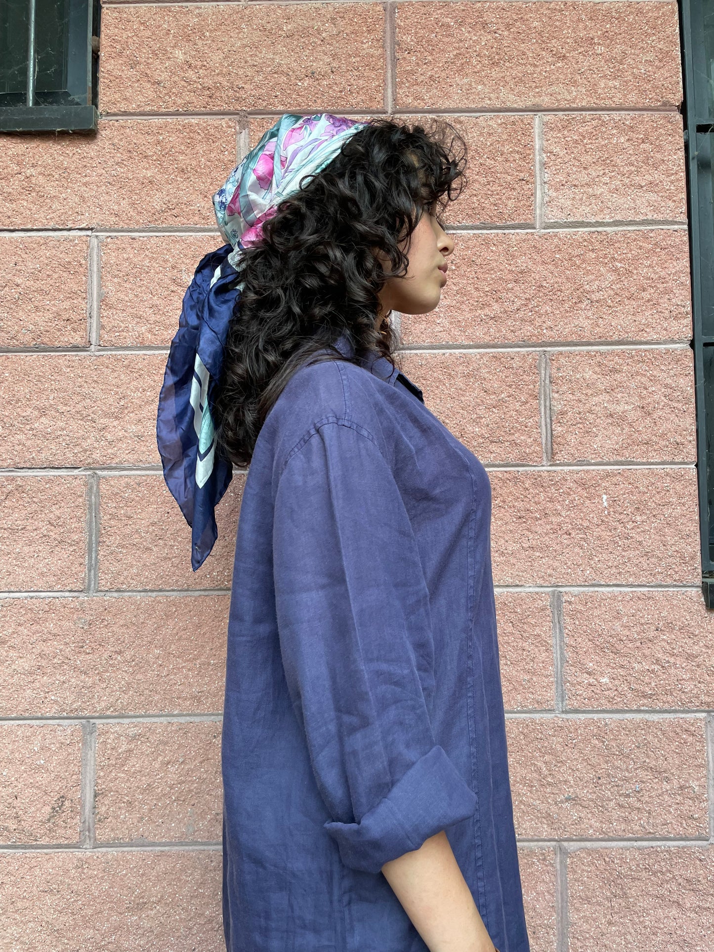 Camicia blu notte 100% bamboo - taglia M