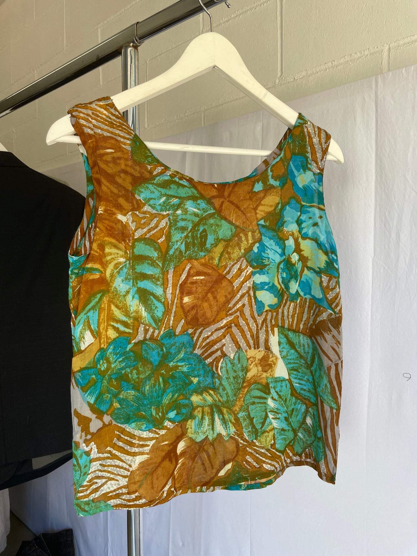 Top fantasia 100% viscosa, taglia S/M