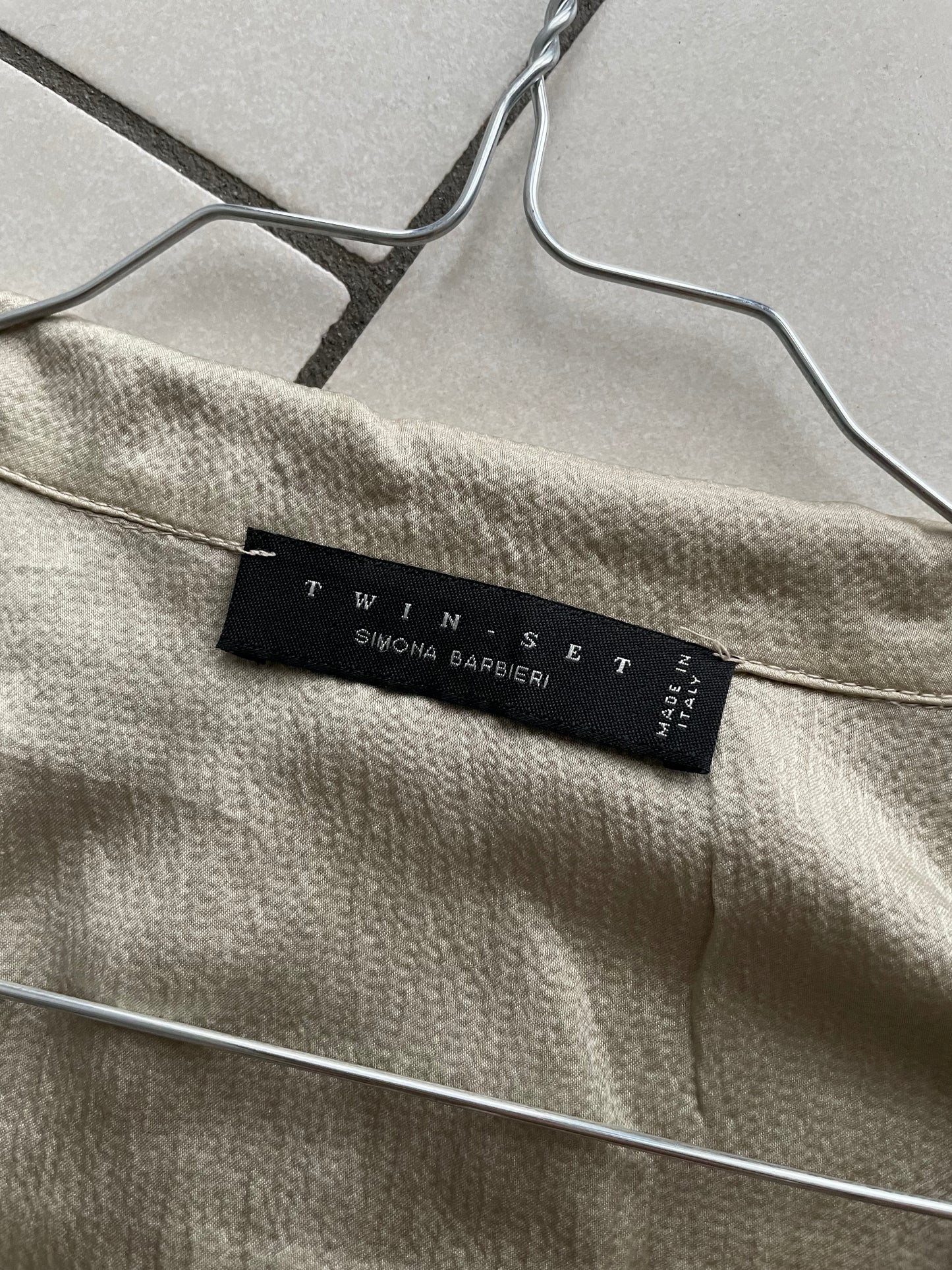 Jumpsuit Twinset sabbia 100% seta - taglia S