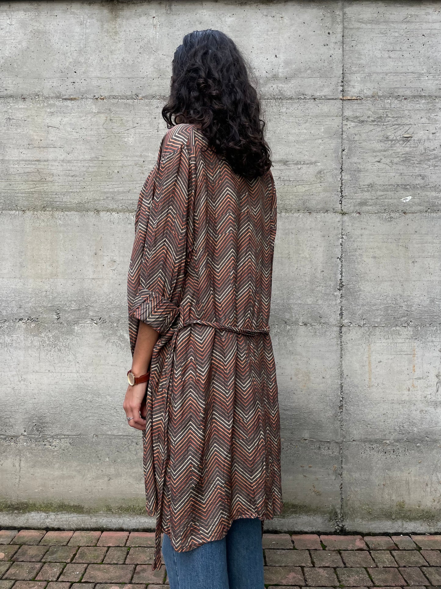 Vestaglia Pierre Cardin in crepe di seta - taglia unica