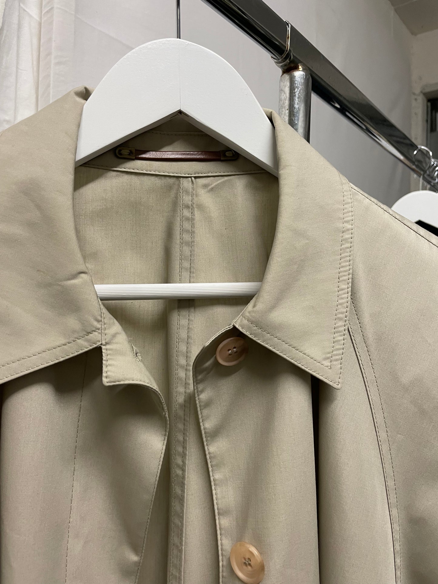 Trenchcoat cotone sabbia Preca - L