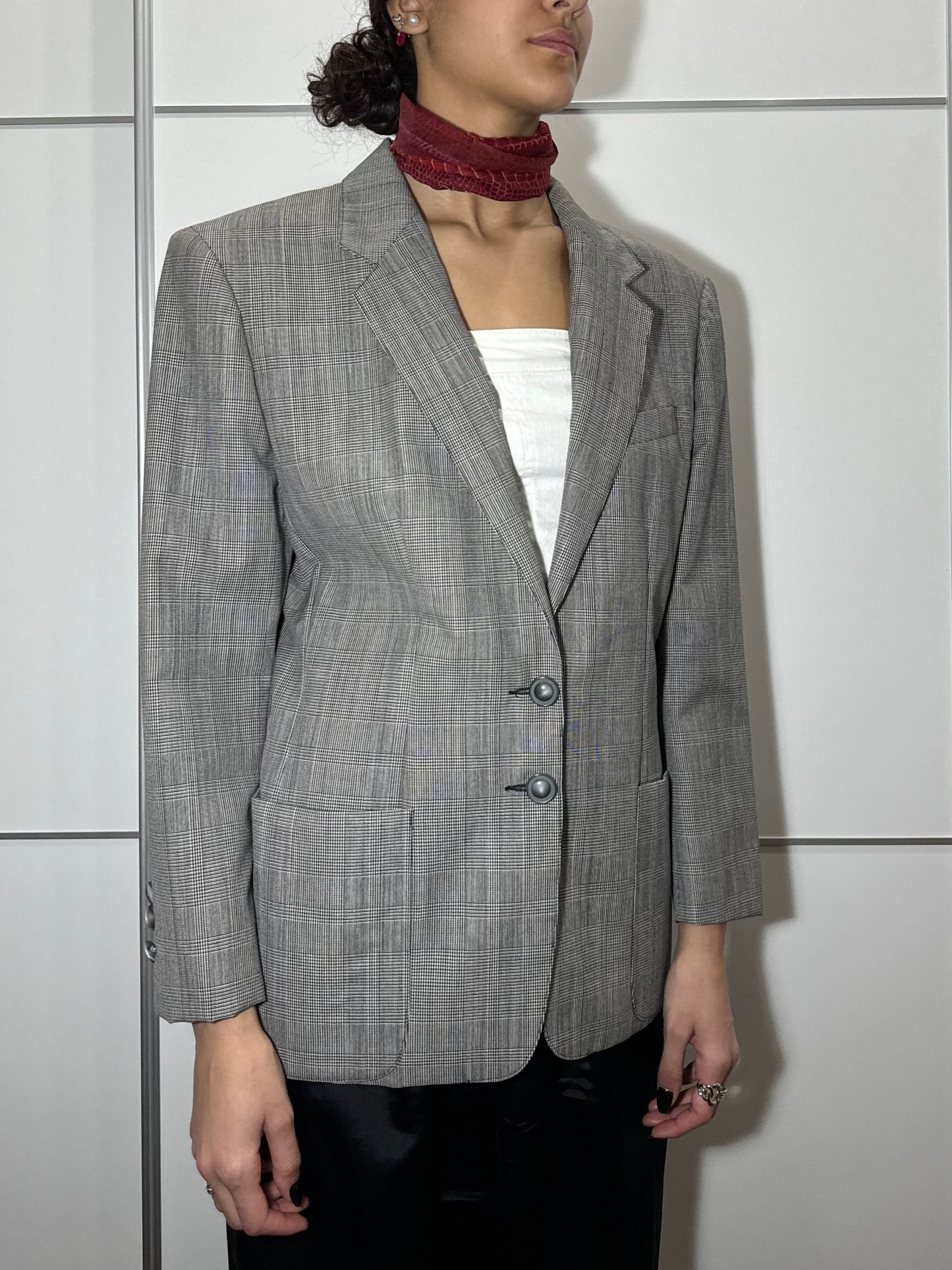 Blazer donna sartoriale in pura lana vergine