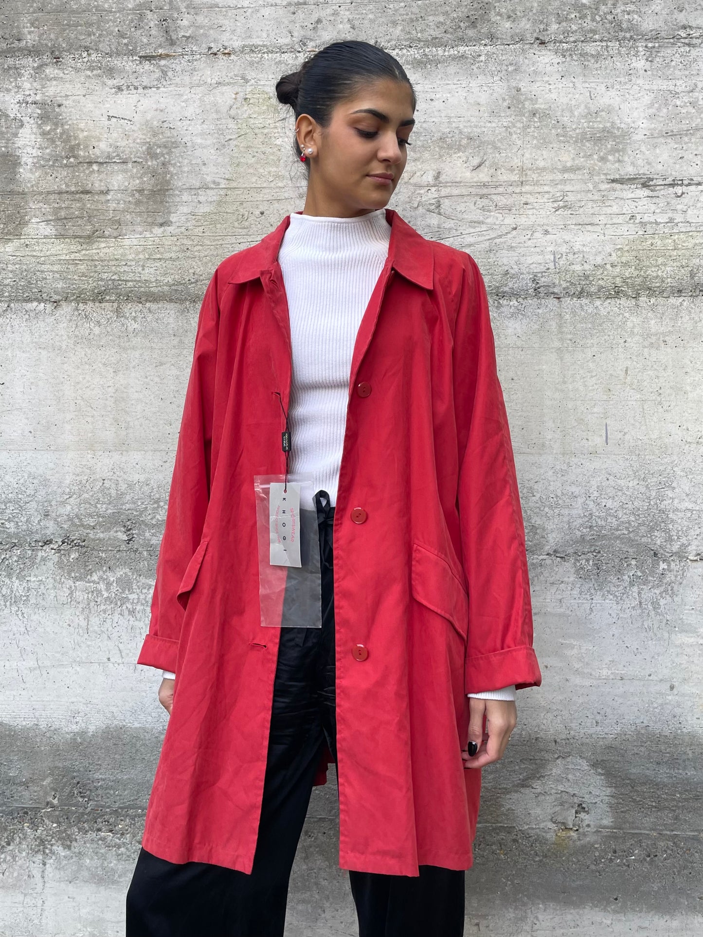 Spolverino corallo deadstock (nuovo con cartellino)