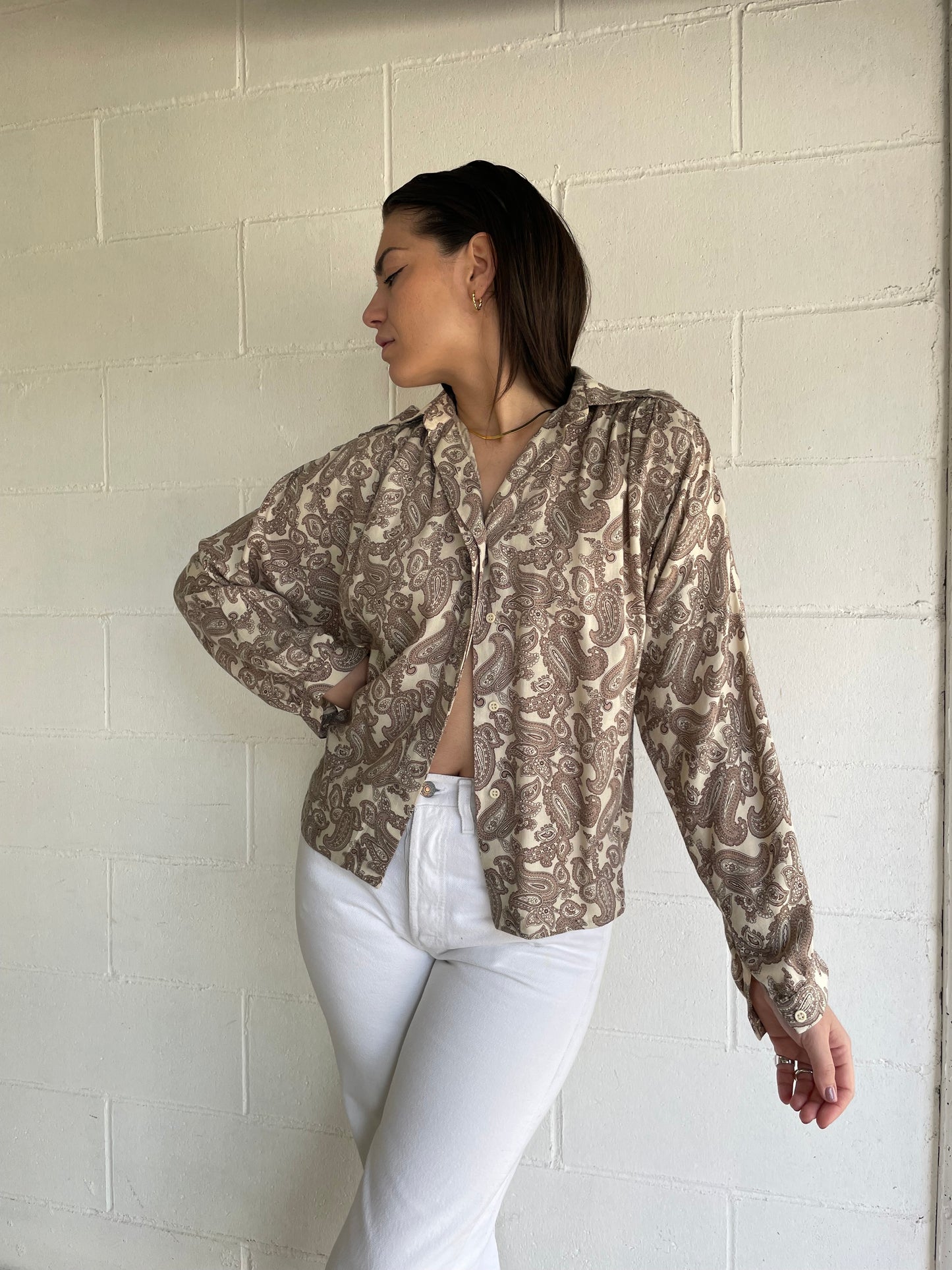 Camicia Paisley 100% cotone