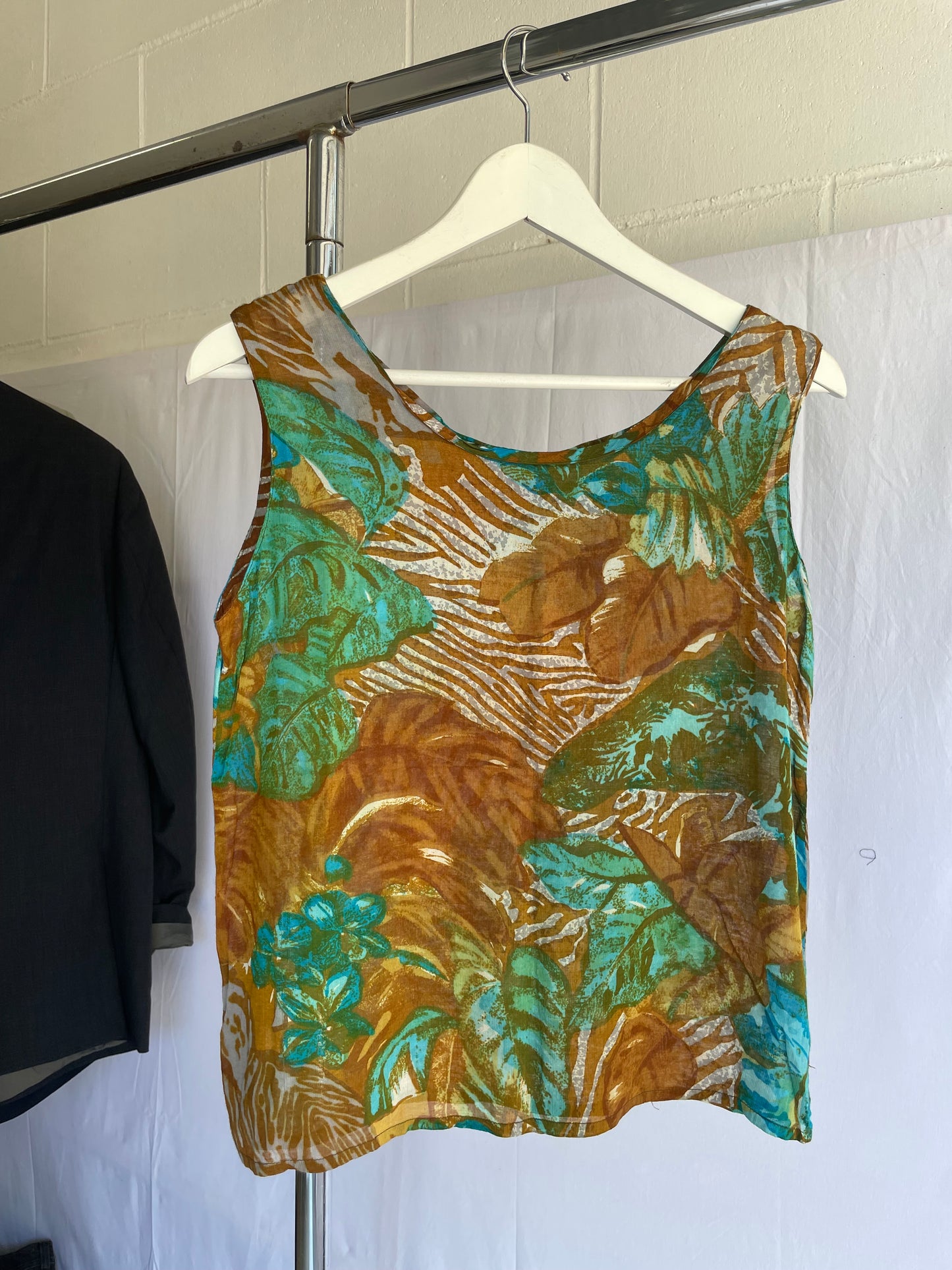 Top fantasia 100% viscosa, taglia S/M