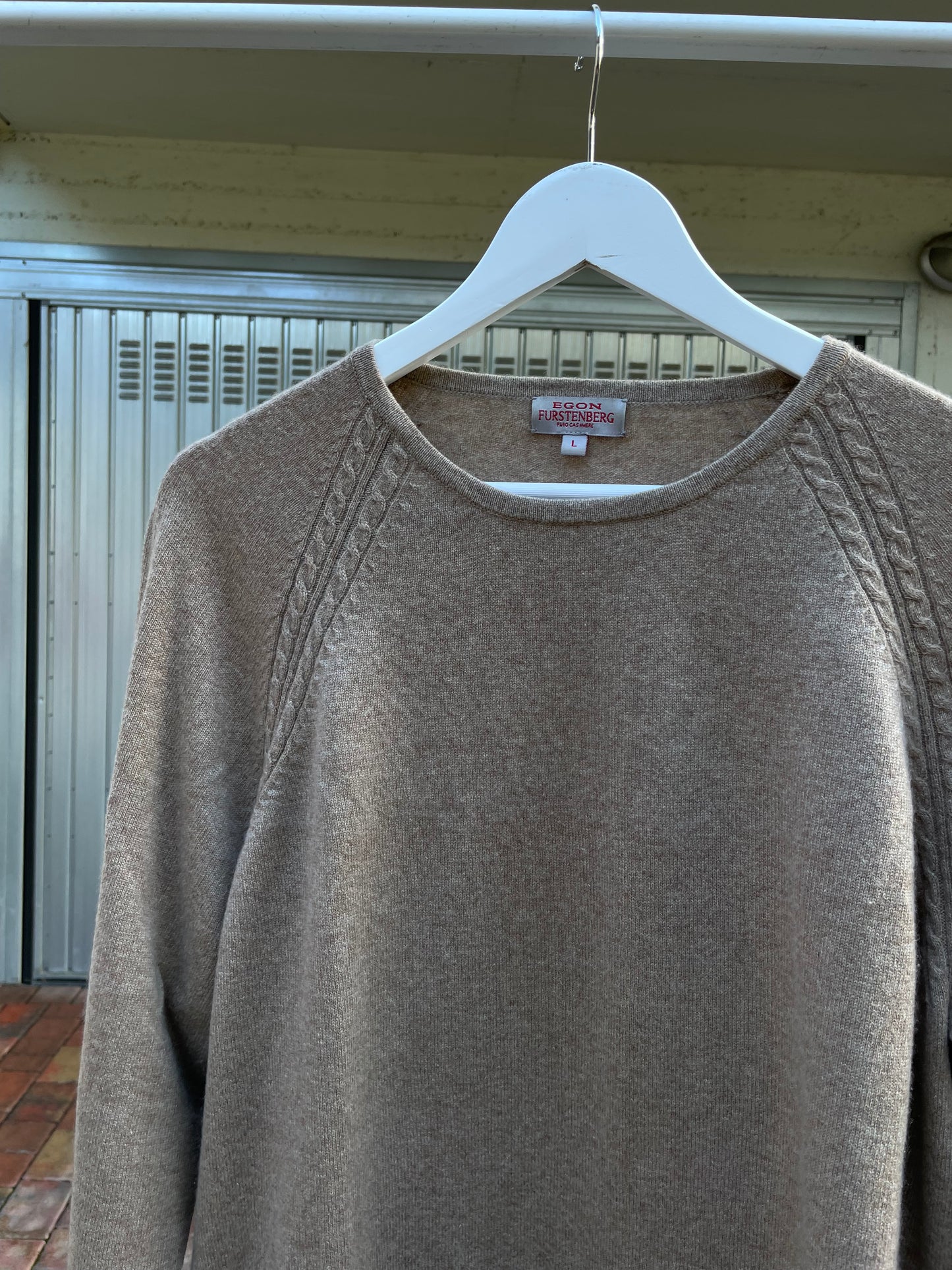 Maglione ampio Egon Fustemberg 100% cashmere - taglia L