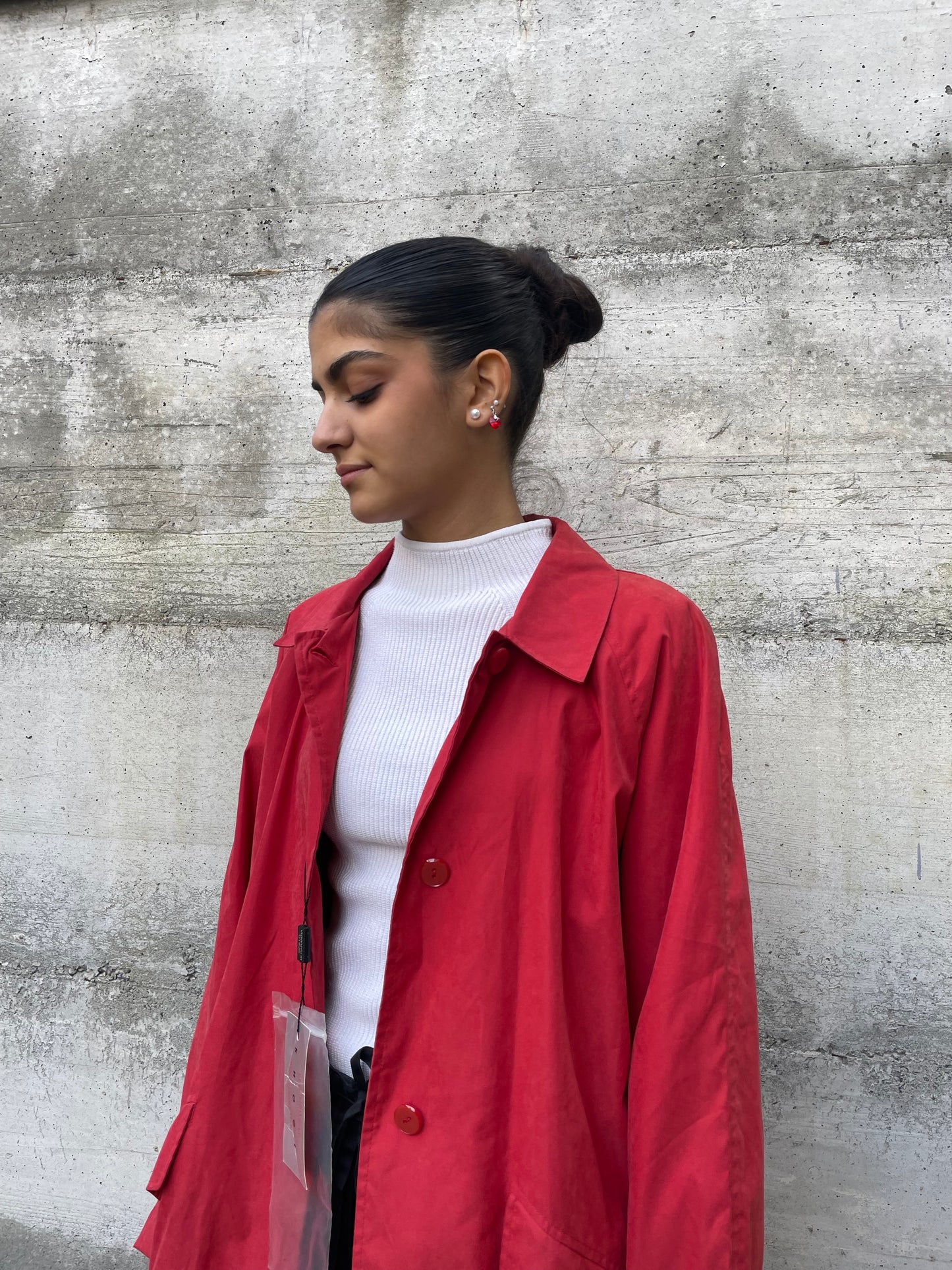 Spolverino corallo deadstock (nuovo con cartellino)