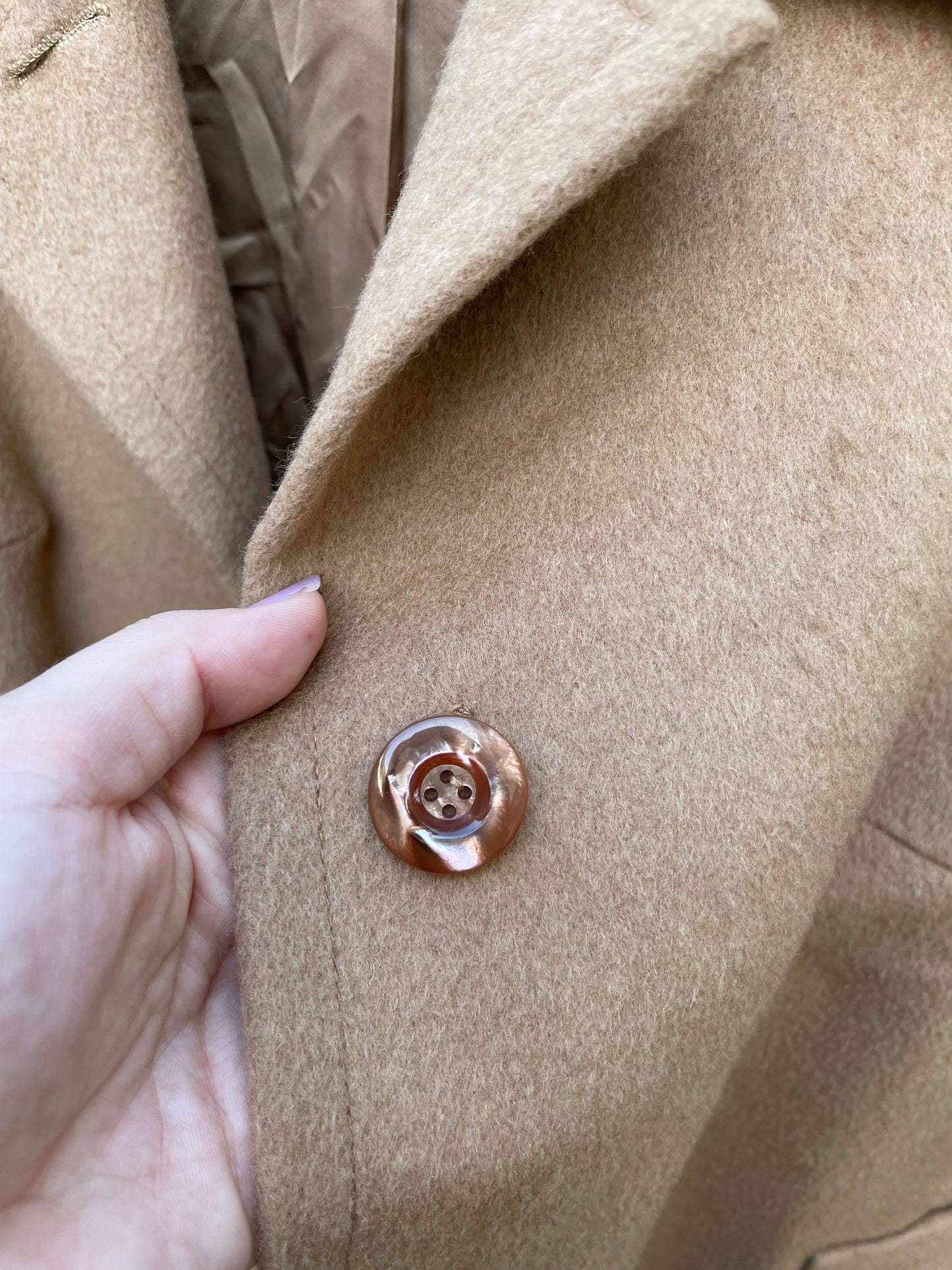 Cappotto Agnona 100% lana di cammello