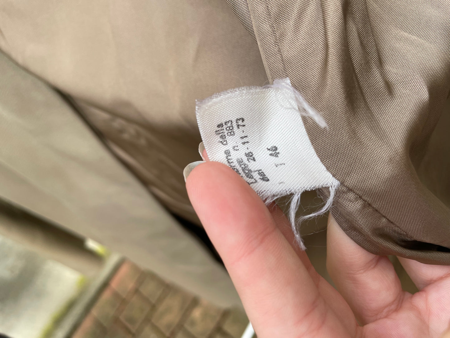 Soprabito sartoriale sabbia foderato misto lana