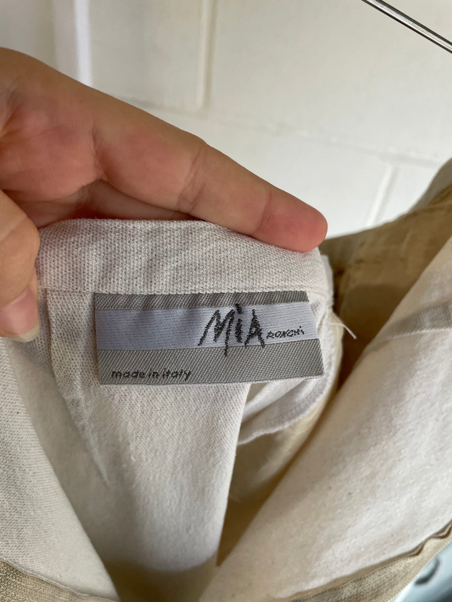 Longuette midi a matita con spacco frontale - taglia S