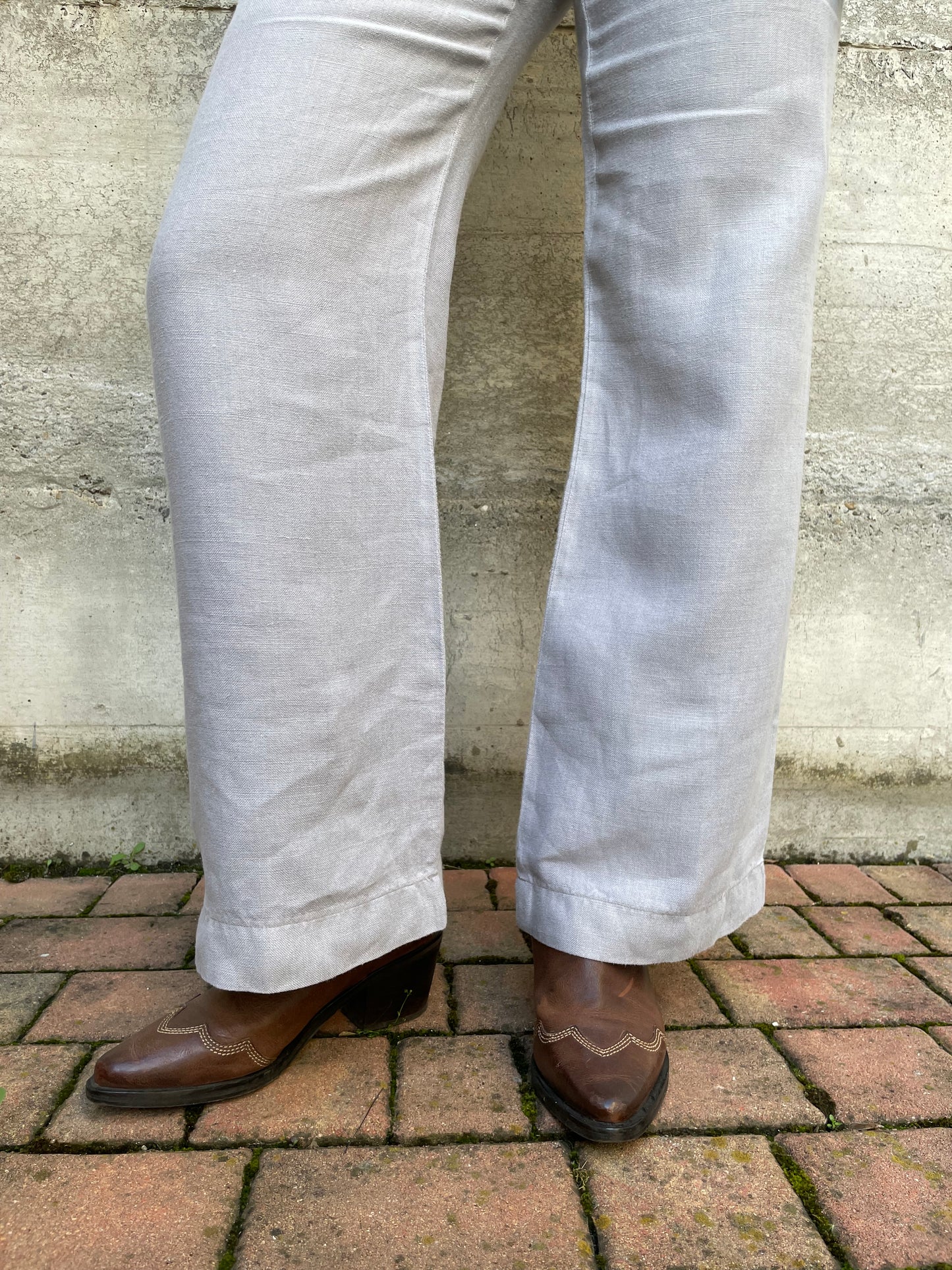 Pantalone Aspesi ghiaccio 100% lino - tg. 42