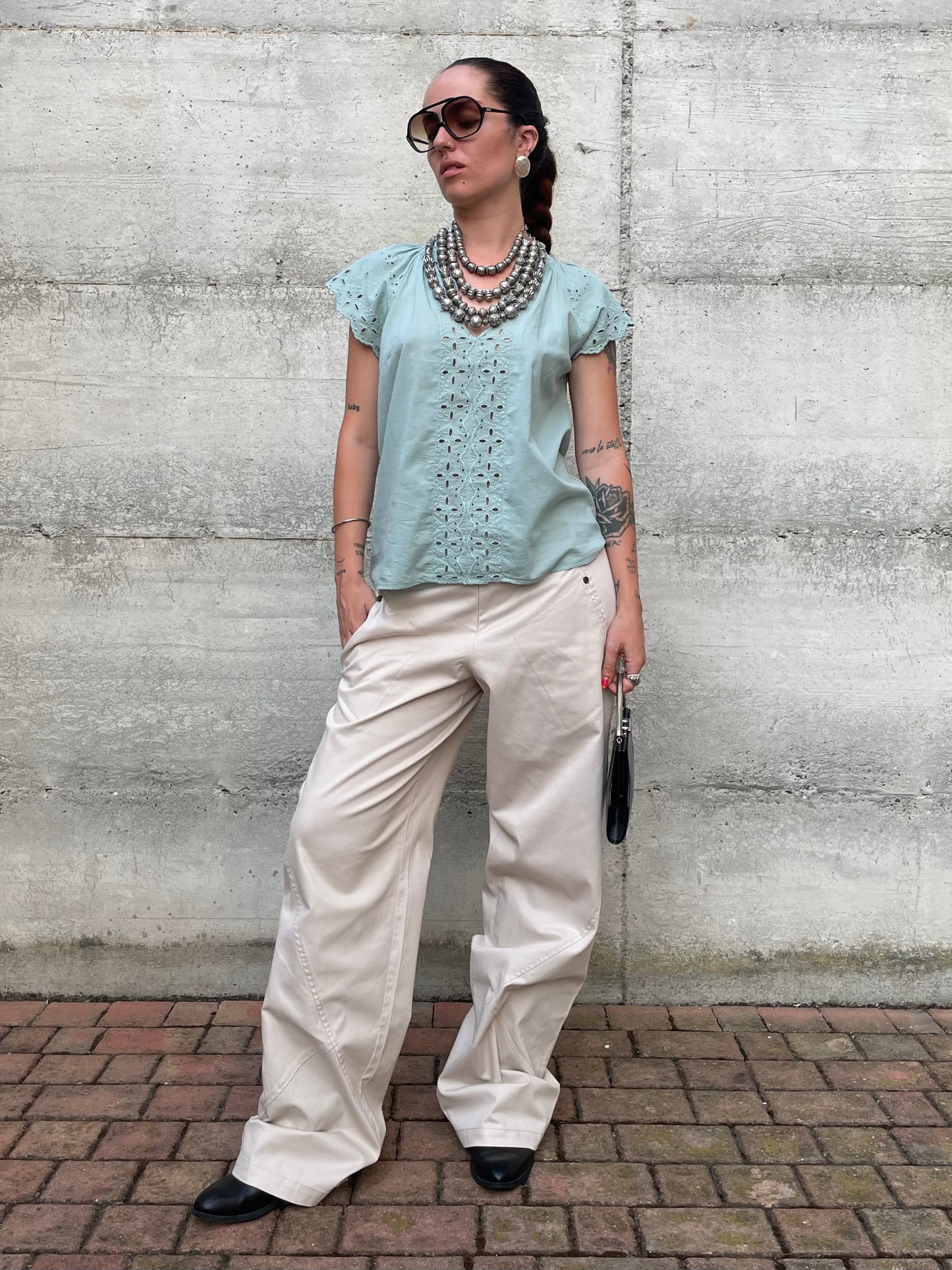 Il pantalone sabbia PERFETTO! 100% cotone, taglia M