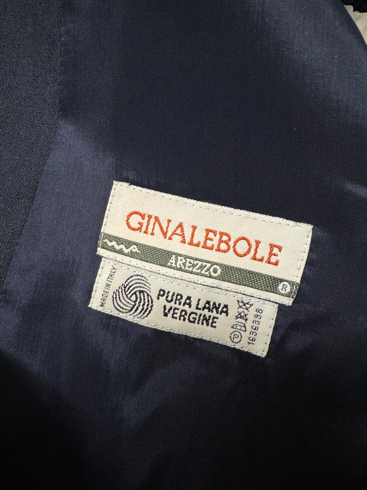 Blazer donna monopetto blu notte in pura lana vergine