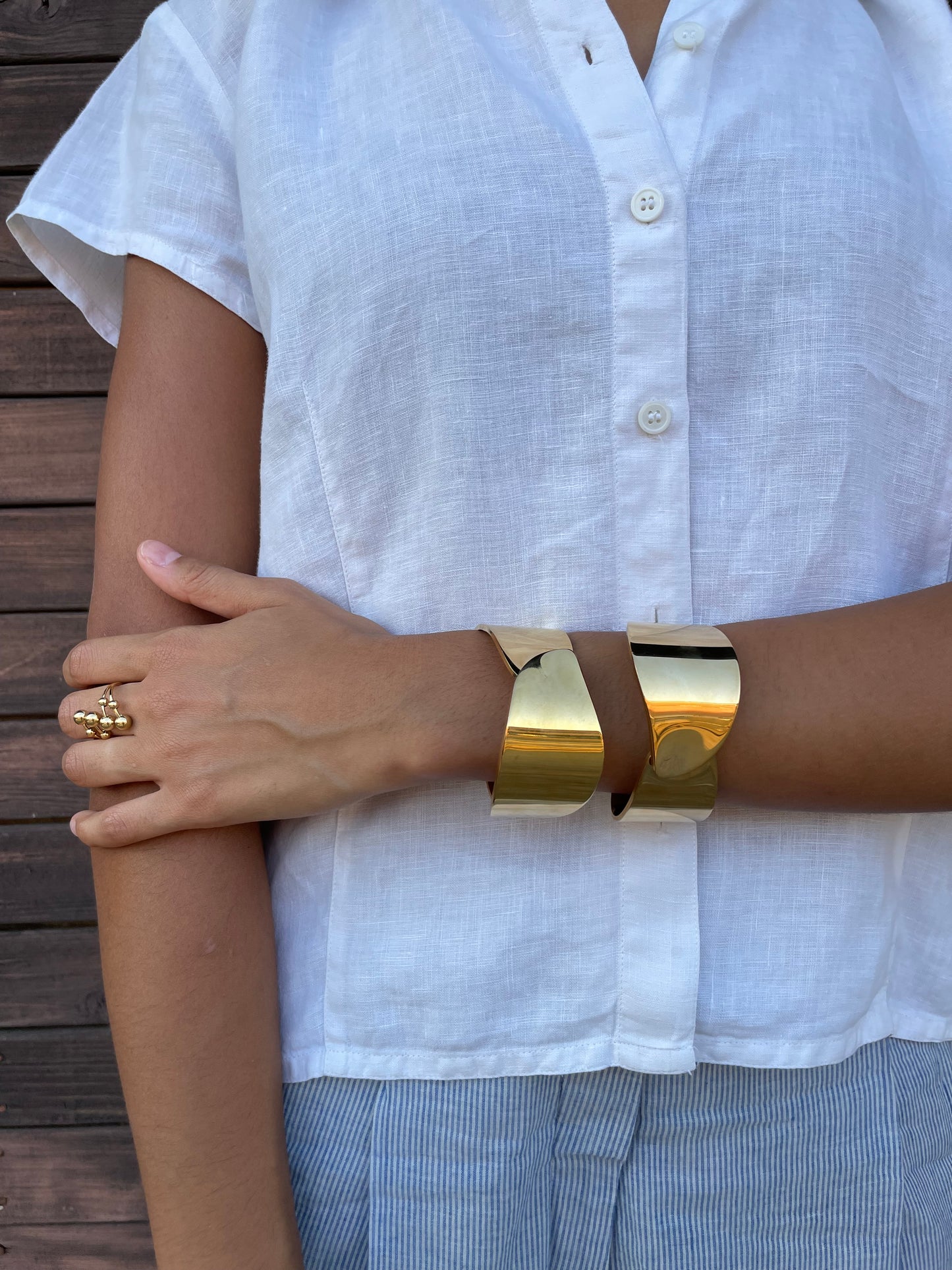 Camicetta 100% lino bianca - taglia S