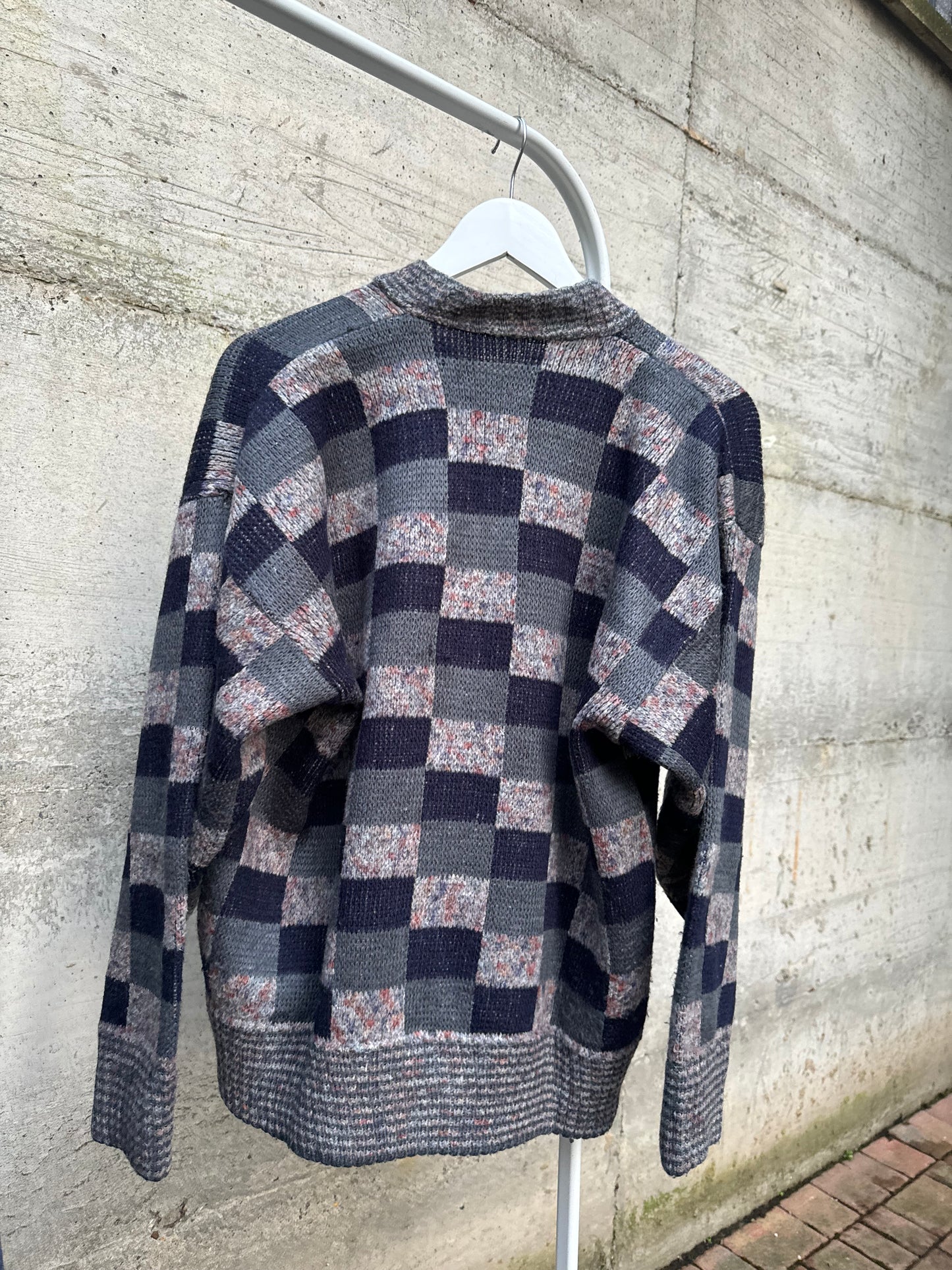 Cardigan girocollo sartoriale in lana