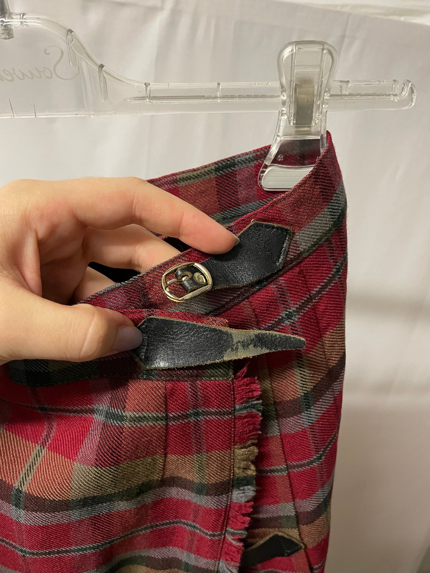 Autentico Kilt anni 80, sartoriale in pura lana