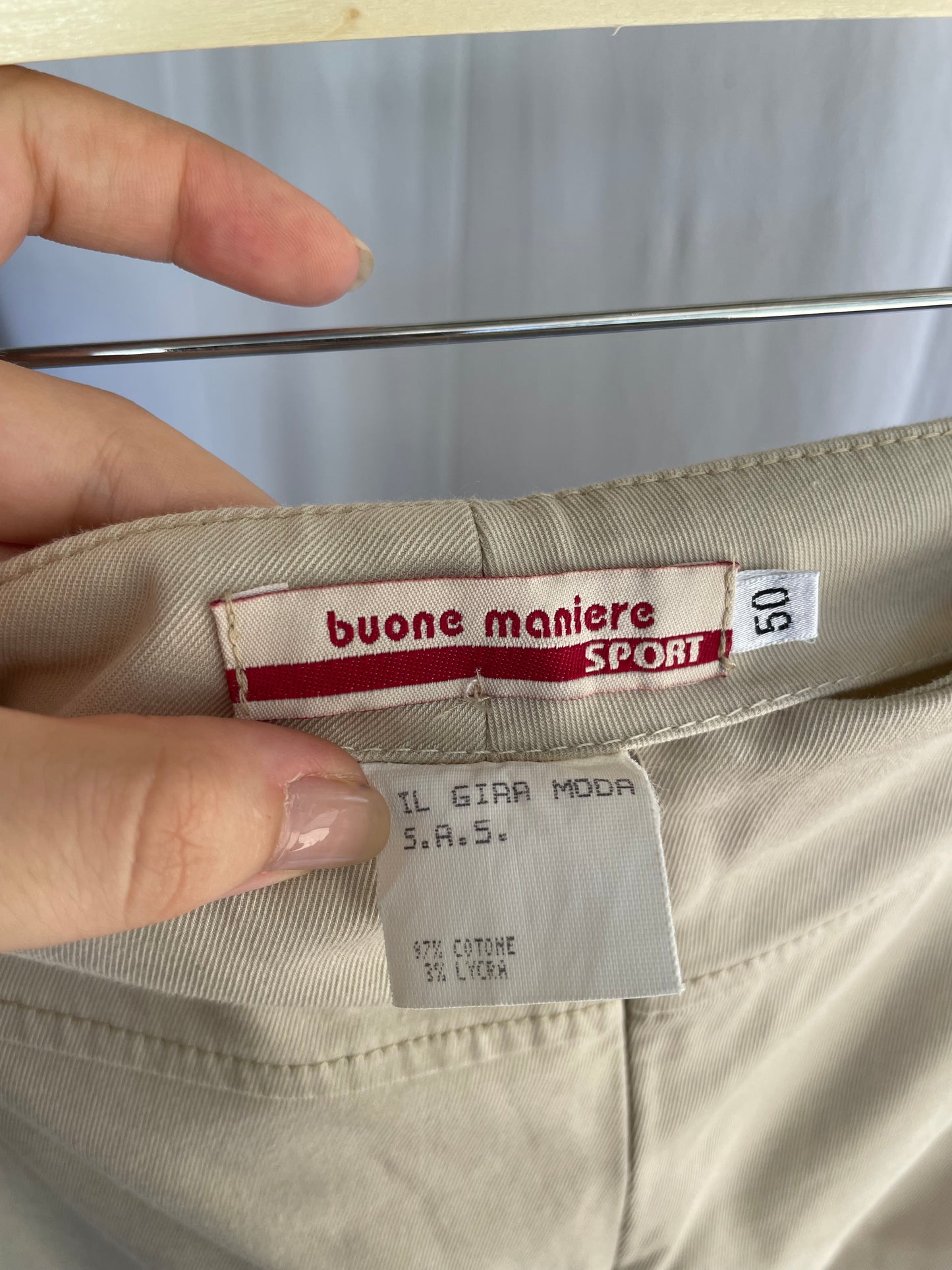 Il pantalone sabbia PERFETTO! 100% cotone, taglia M