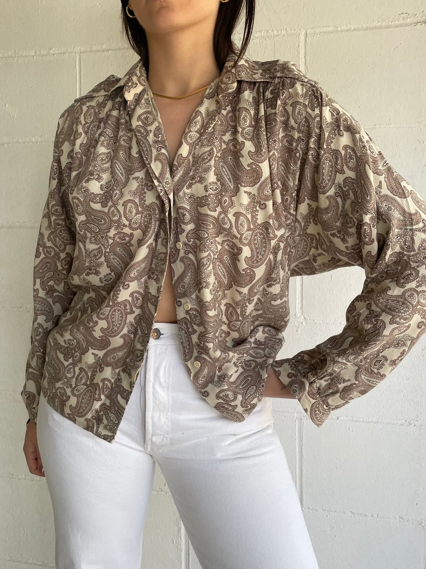 Camicia Paisley 100% cotone