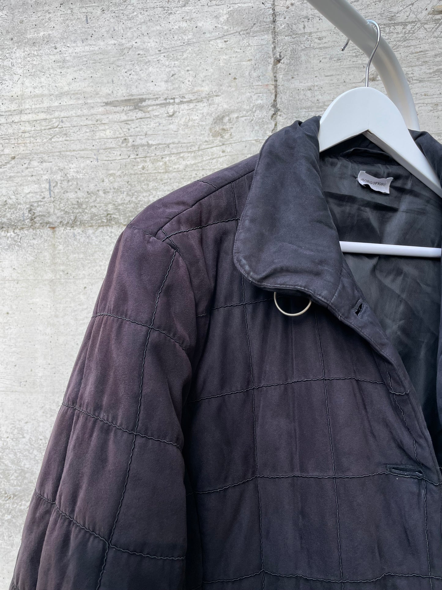 Giacca trapuntata nera - L donna