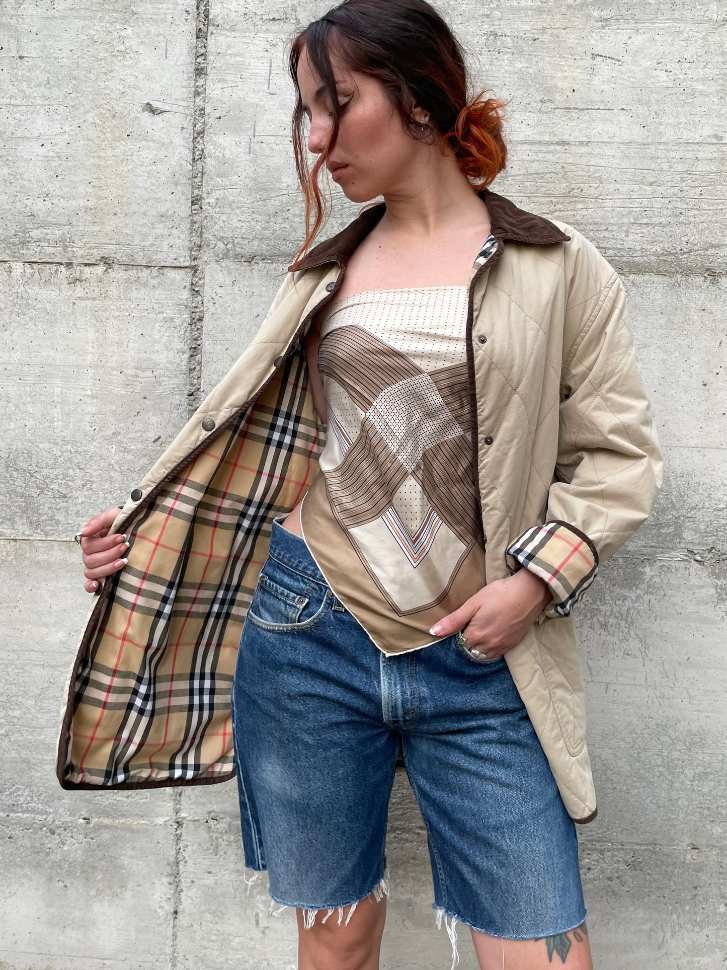 Husky Burberry's 100% cotone - 44it donna