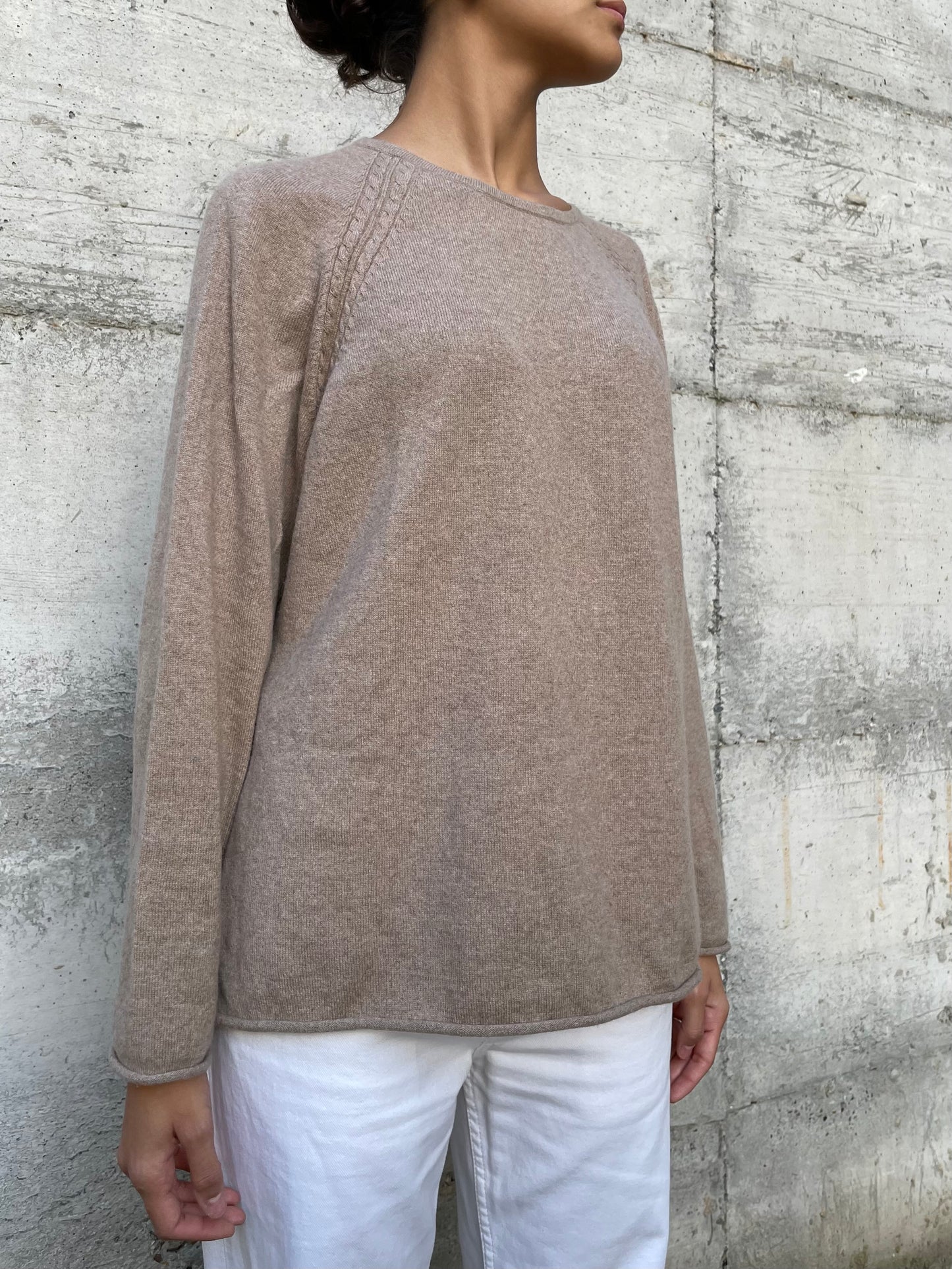 Maglione ampio Egon Fustemberg 100% cashmere - taglia L