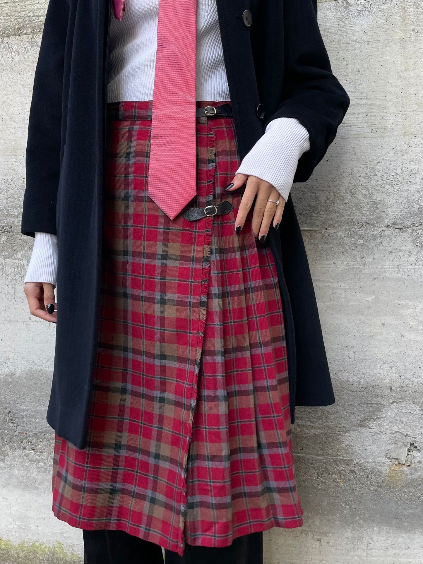 Autentico Kilt anni 80, sartoriale in pura lana