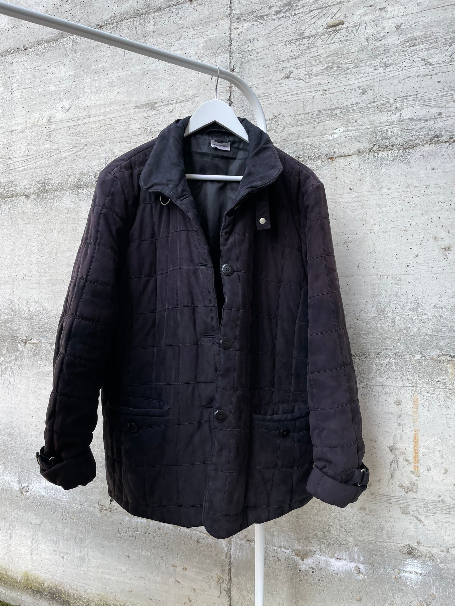 Giacca trapuntata nera - L donna