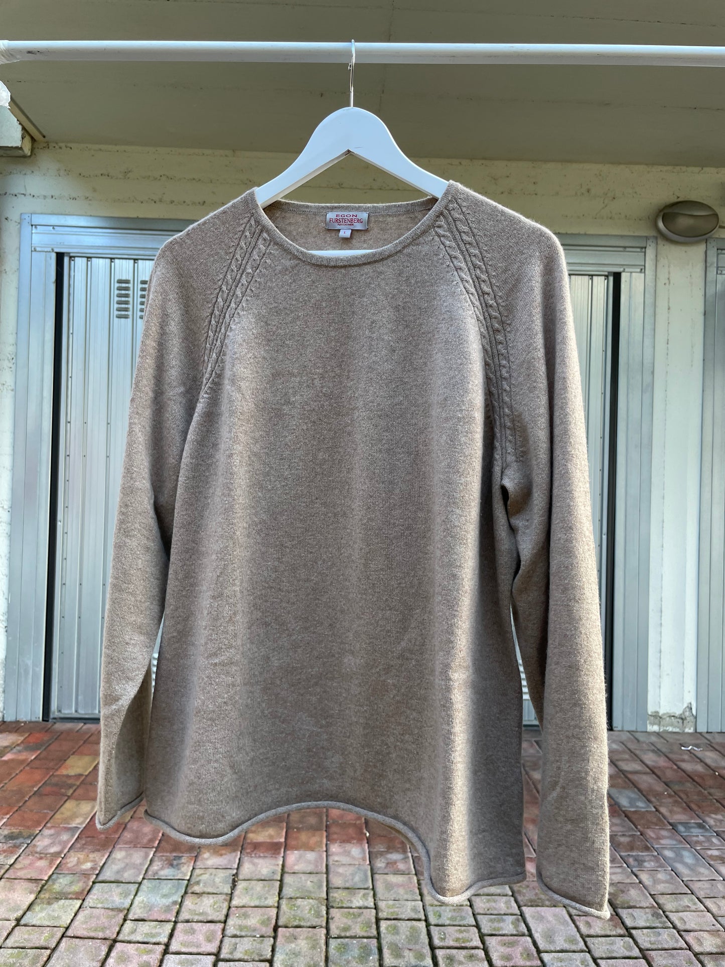 Maglione ampio Egon Fustemberg 100% cashmere - taglia L