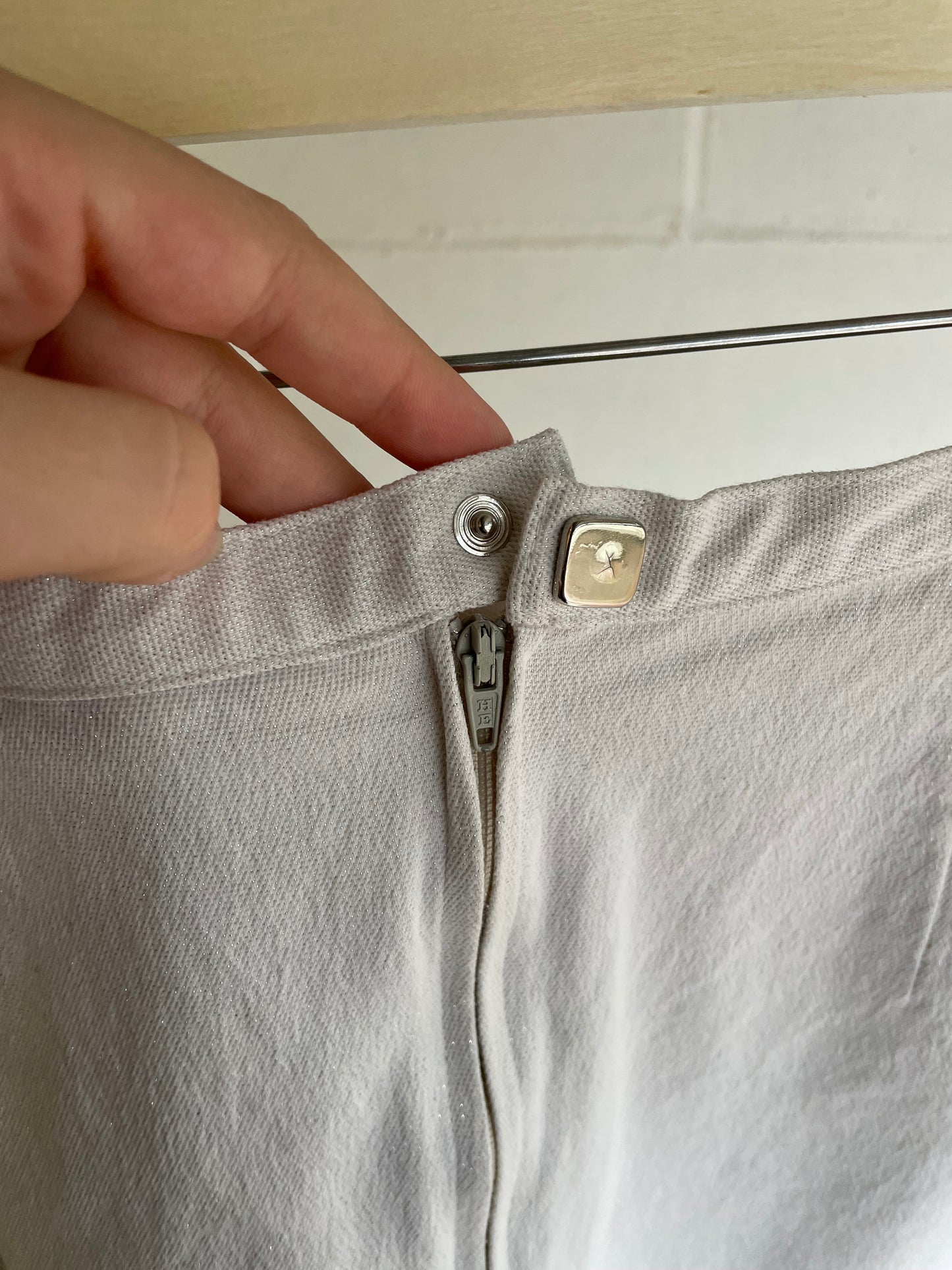 Longuette midi a matita con spacco frontale - taglia S