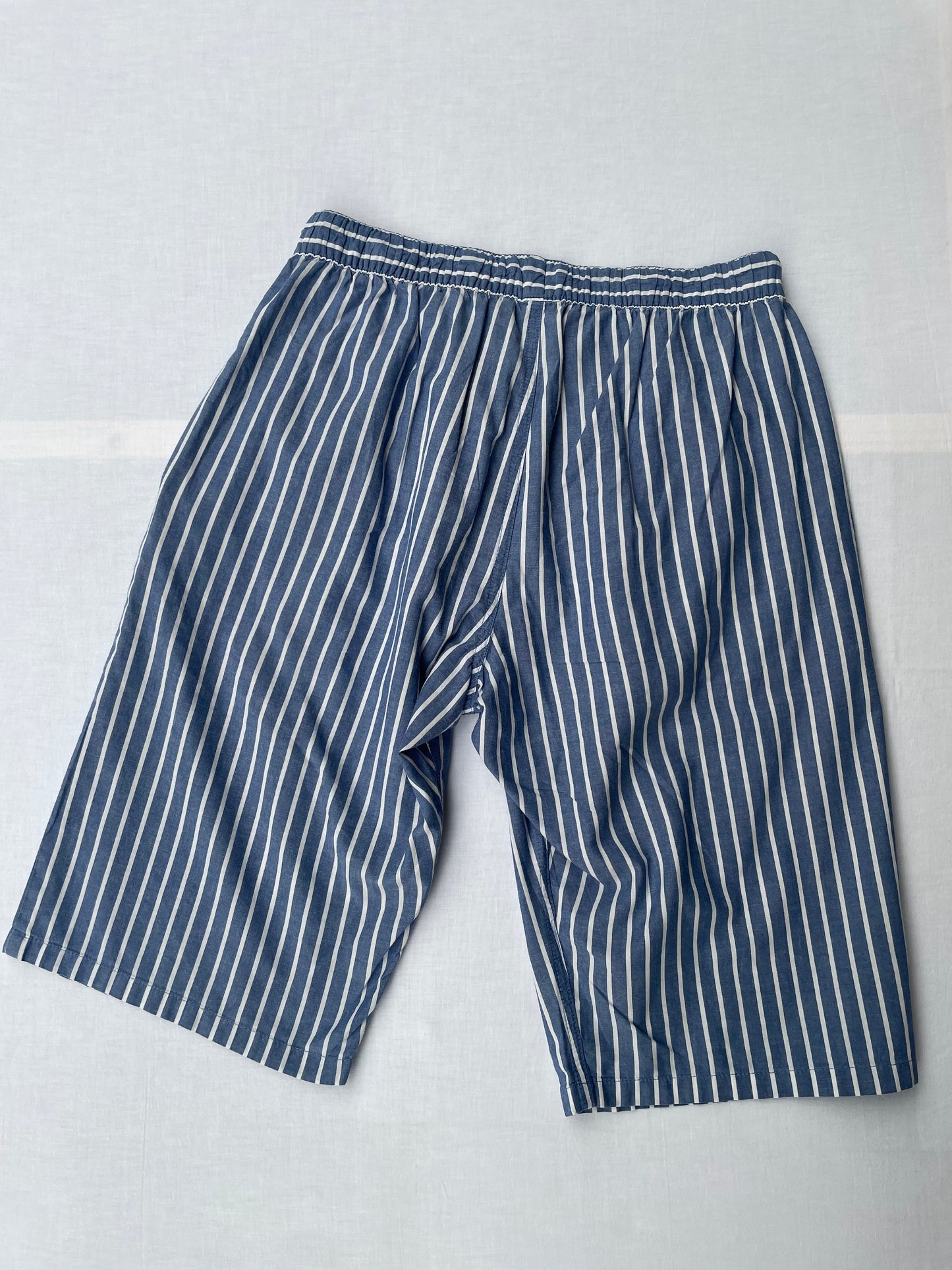 Bermuda boxer vichy azzurro e bianco 100% cotone - taglia S
