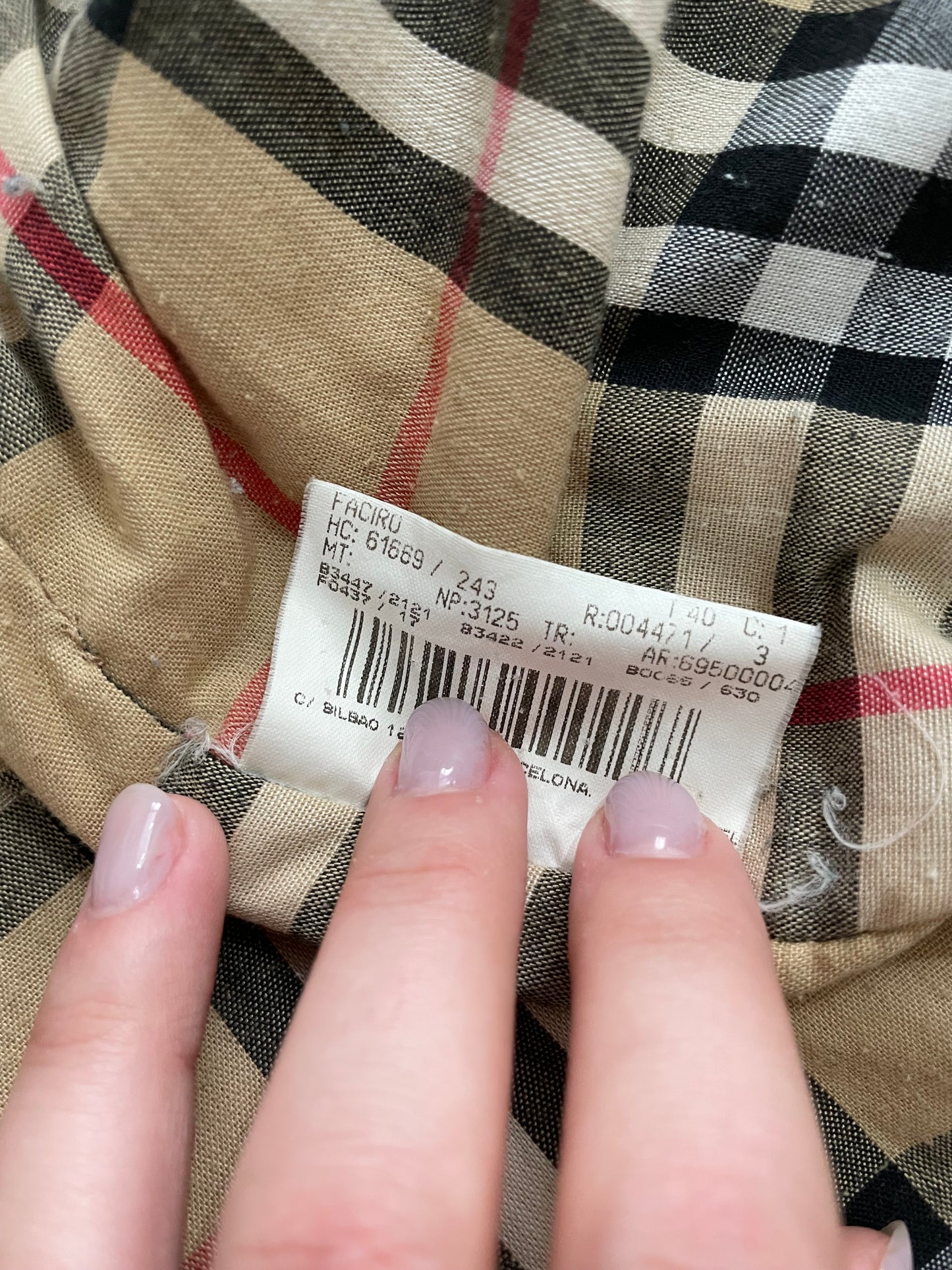 Husky Burberry's 100% cotone - 44it donna